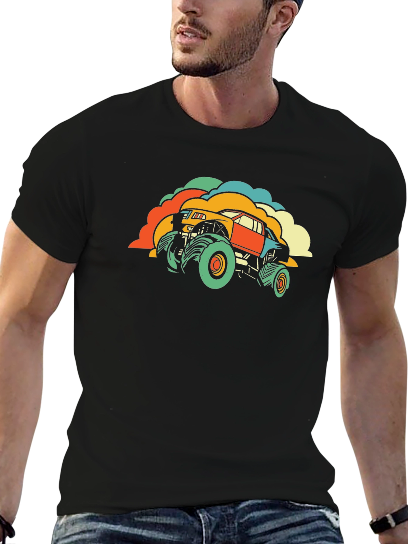 Retro Monster Truck Graphic Tee