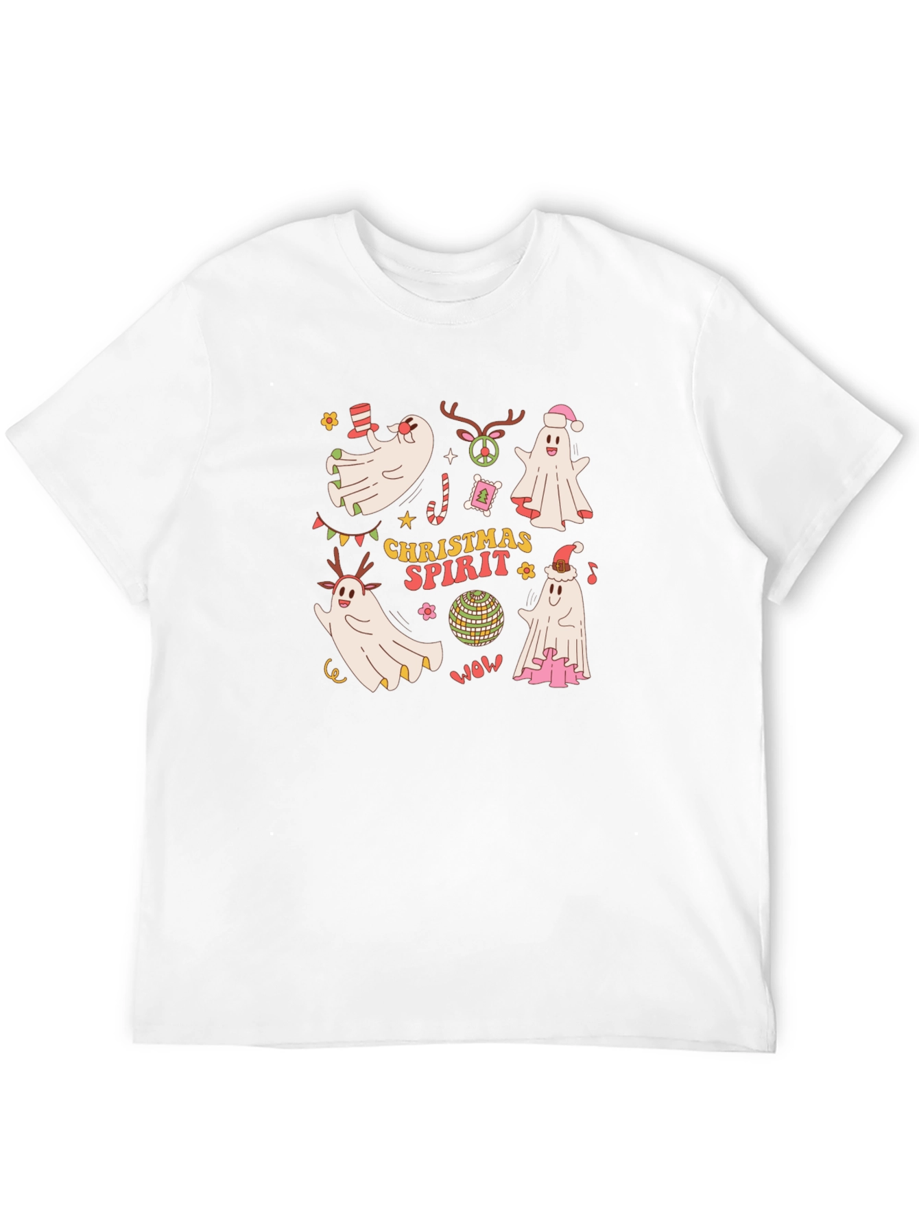 Christmas Spirit Ghost Graphic Tee