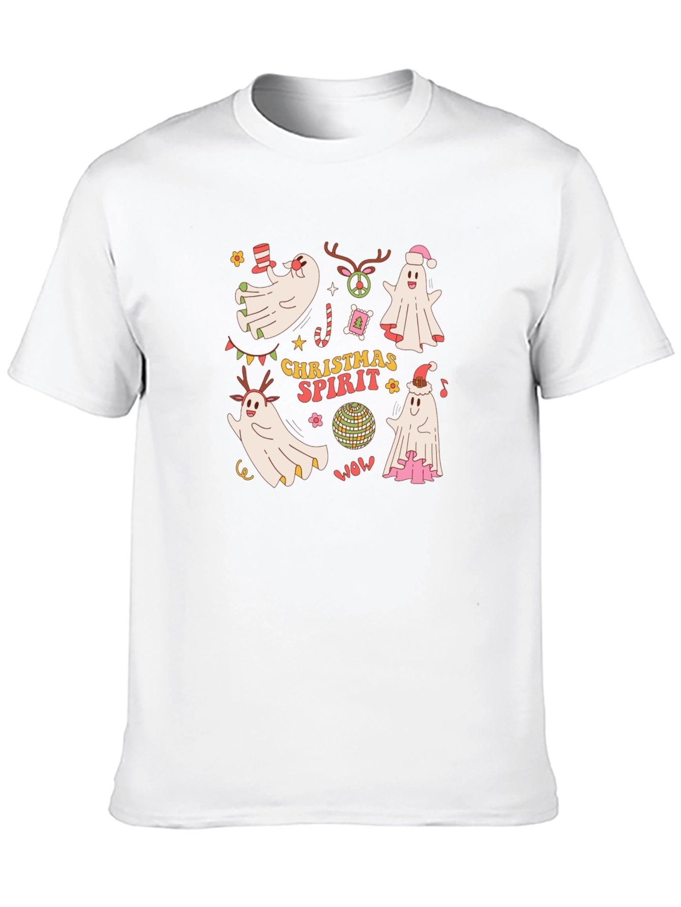 Christmas Spirit Ghost Graphic Tee