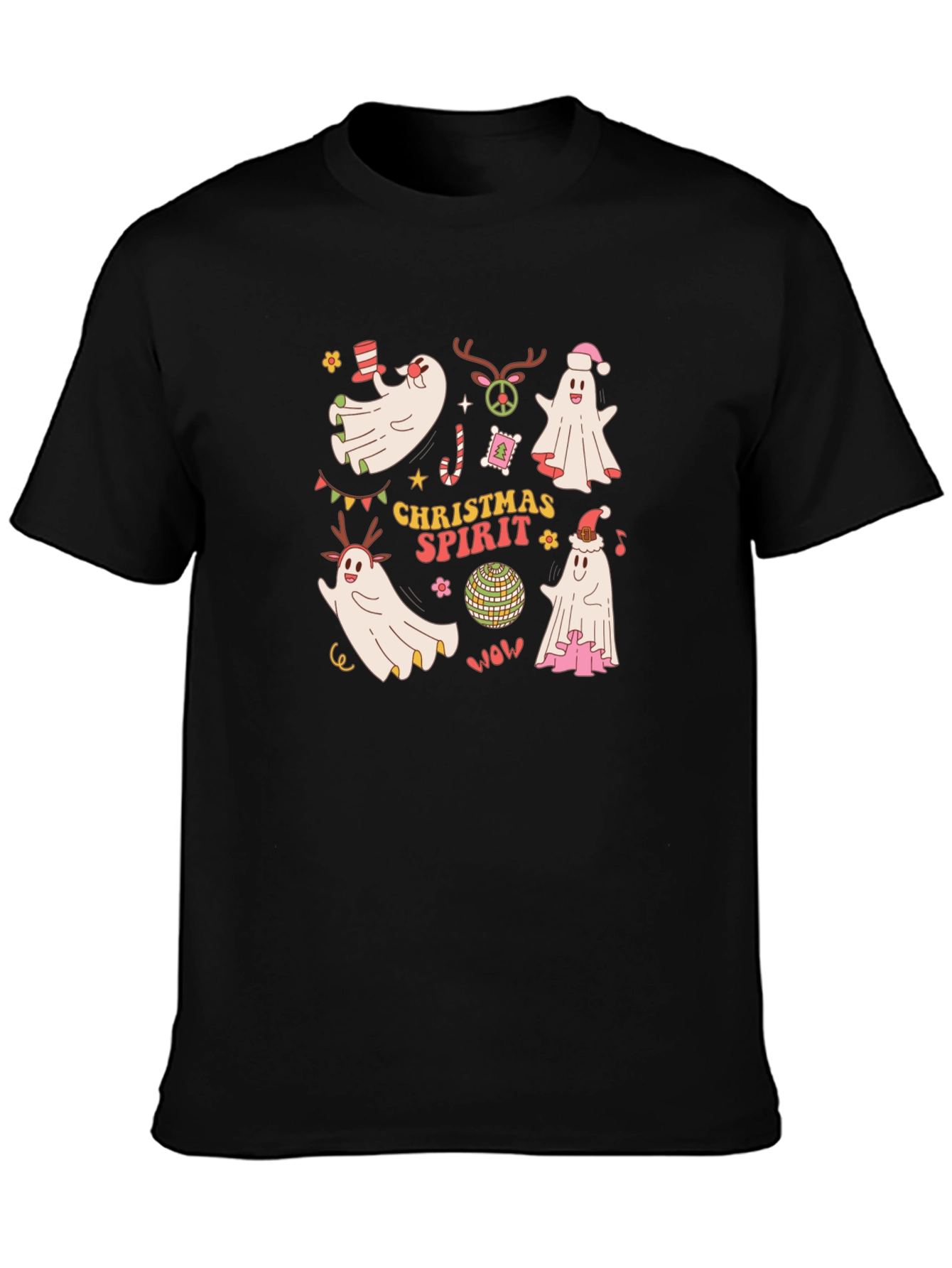 Christmas Spirit Ghost Graphic Tee