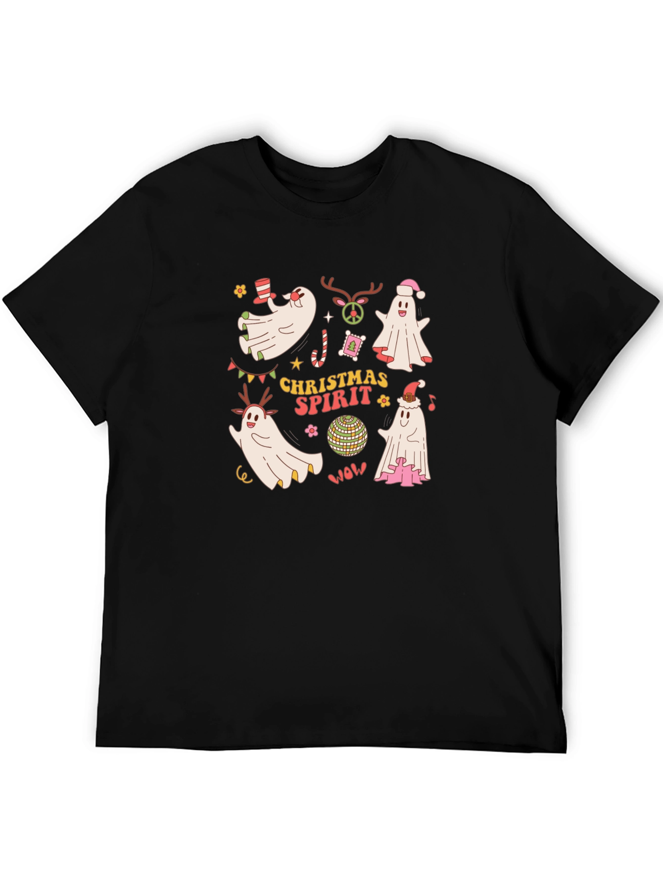Christmas Spirit Ghost Graphic Tee