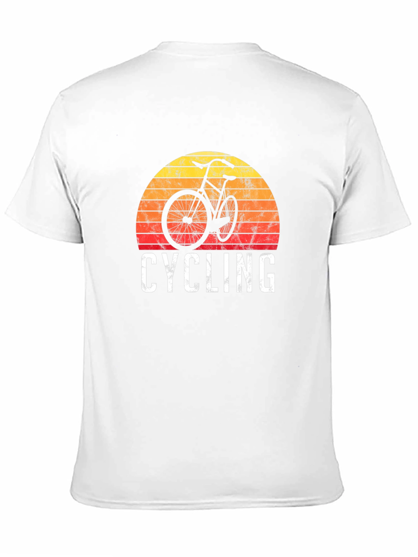 Cycling Sunset Graphic T-Shirt