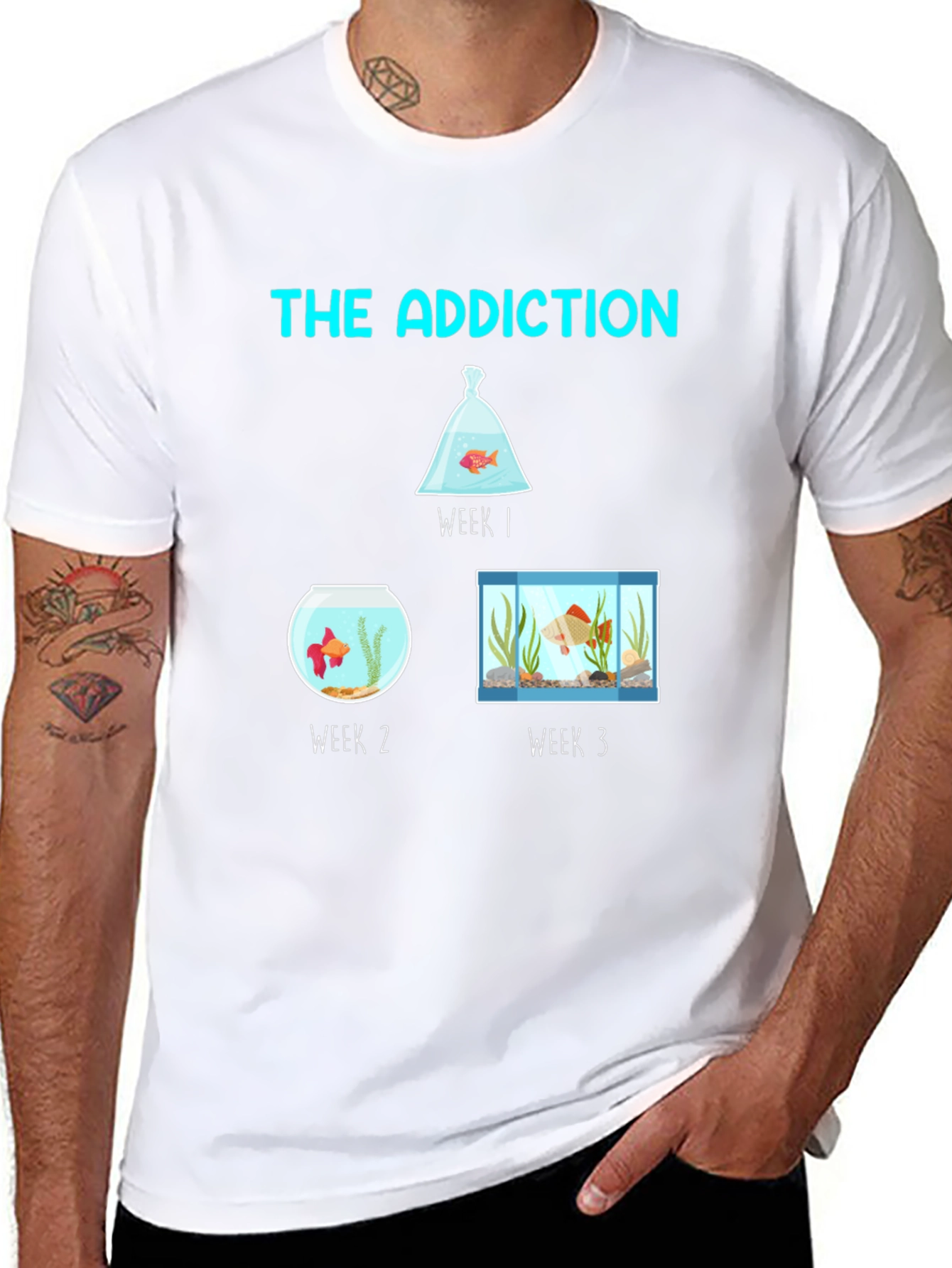 The Addiction Fish Tank T-Shirt