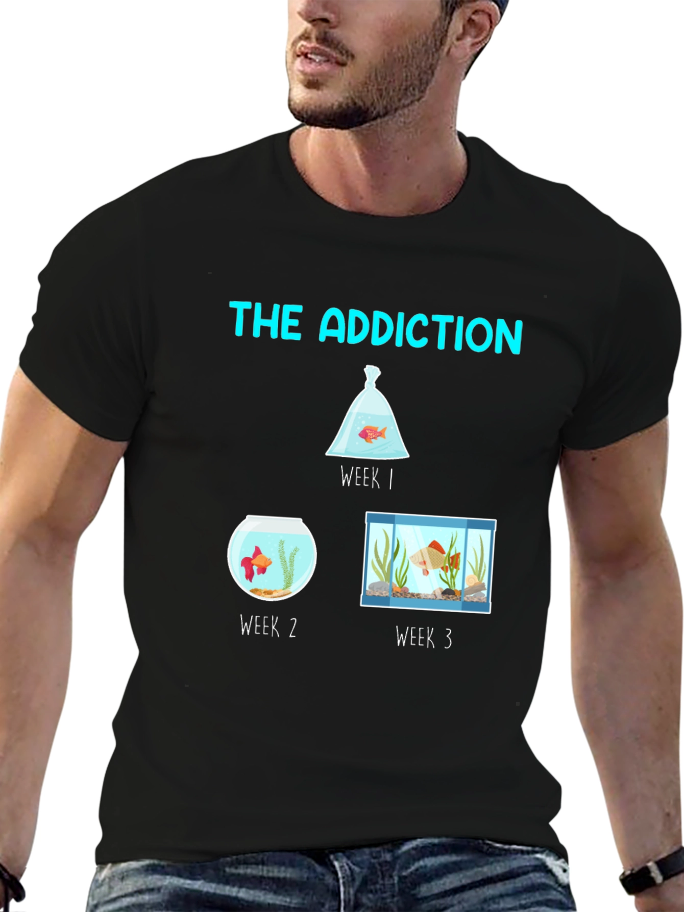 The Addiction Fish Tank T-Shirt