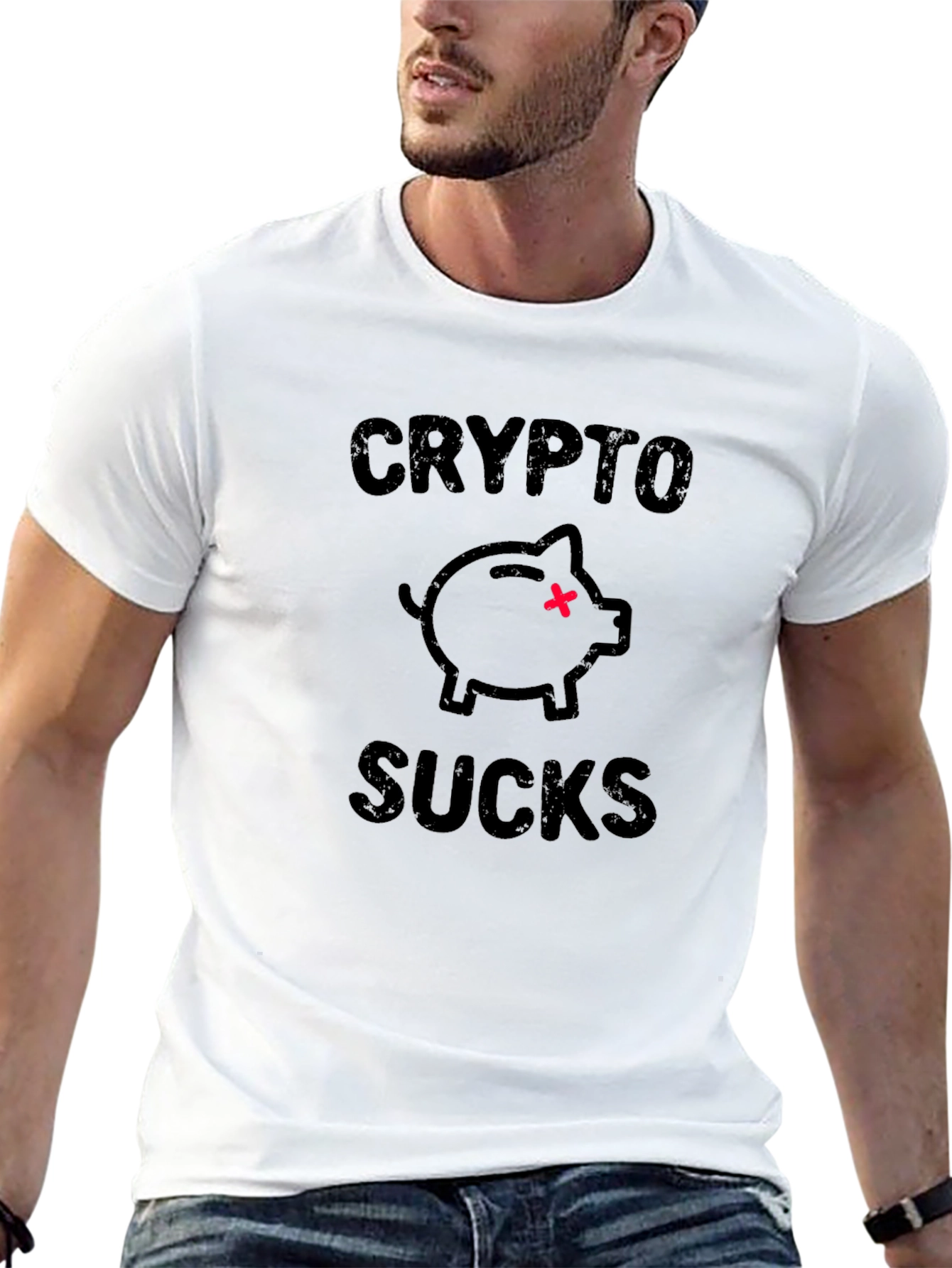 Crypto Sucks T-Shirt - Funny Anti-Crypto Tee