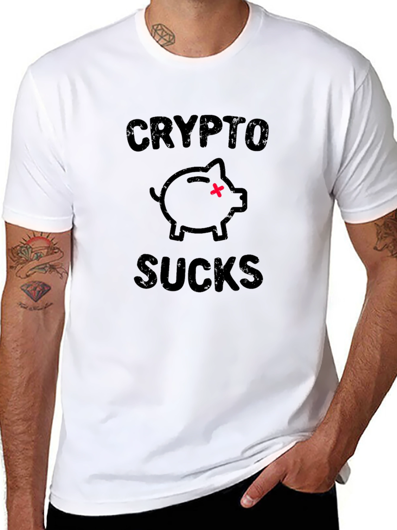 Crypto Sucks T-Shirt - Funny Anti-Crypto Tee