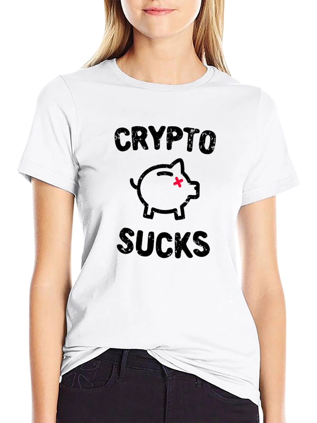 Crypto Sucks T-Shirt - Funny Anti-Crypto Tee