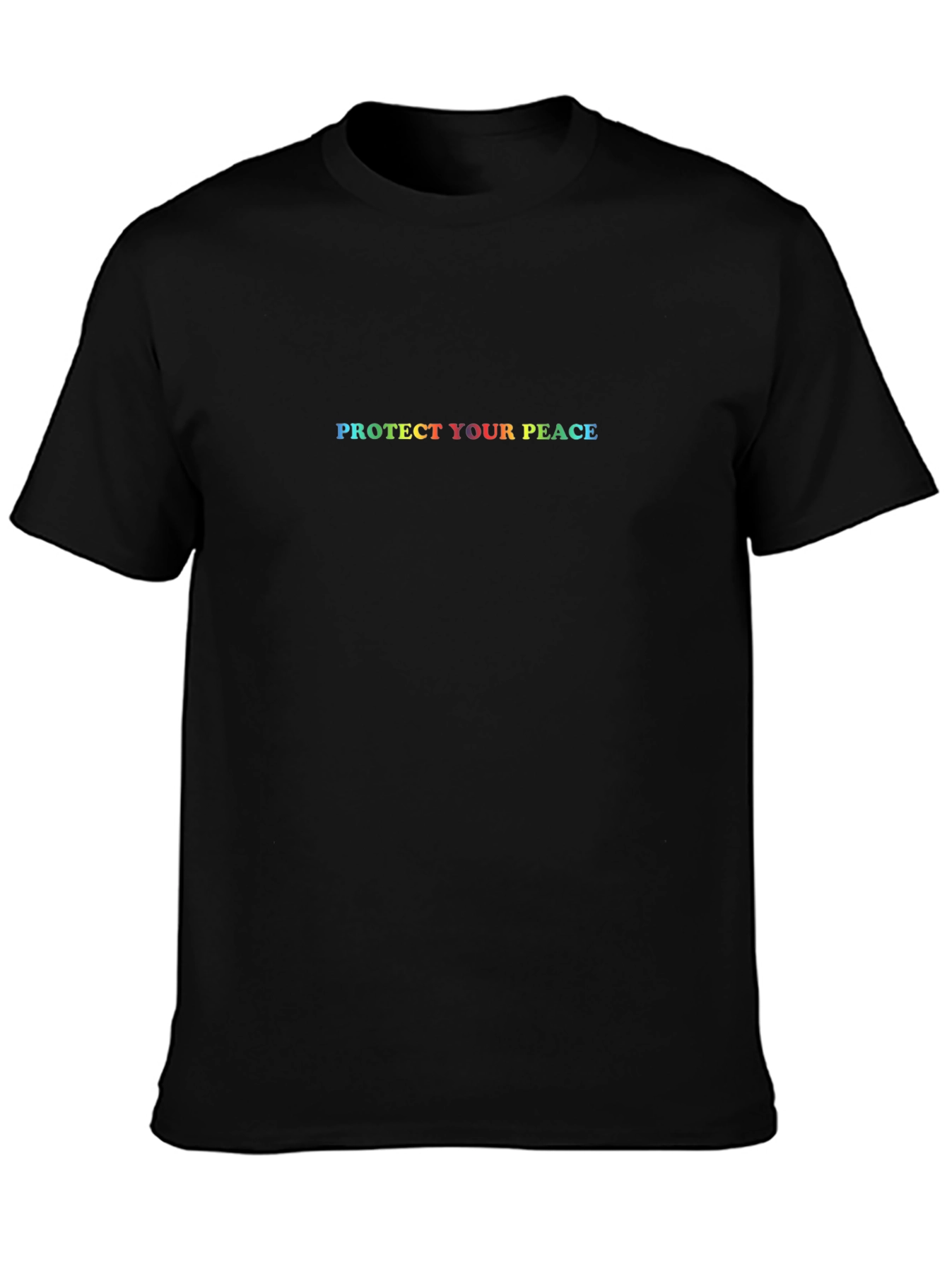 Protect Your Peace Black Graphic T-Shirt