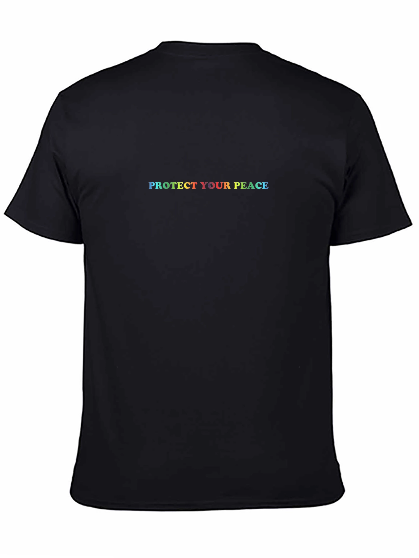 Protect Your Peace Black Graphic T-Shirt