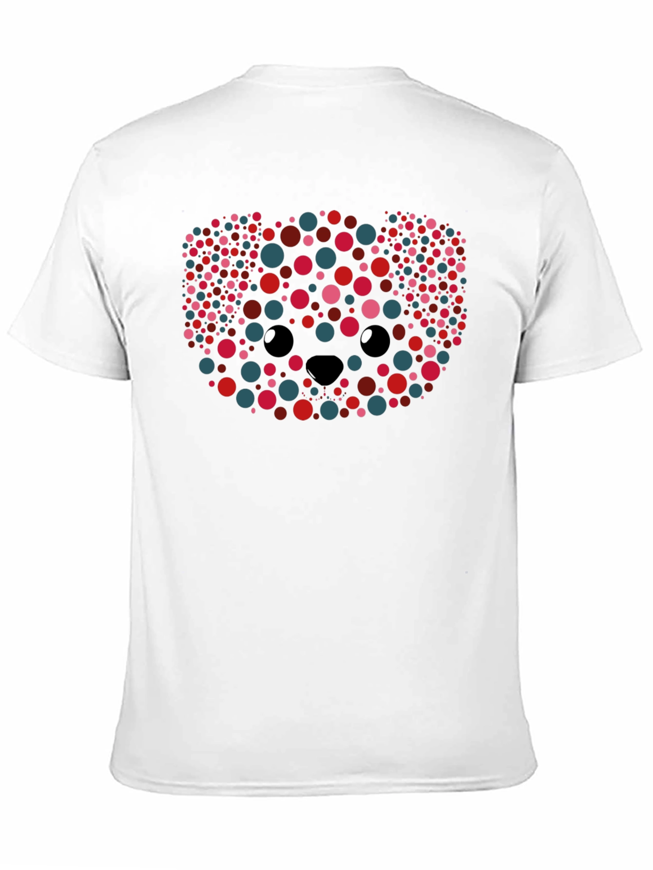 Bear Face Polka Dot T-Shirt