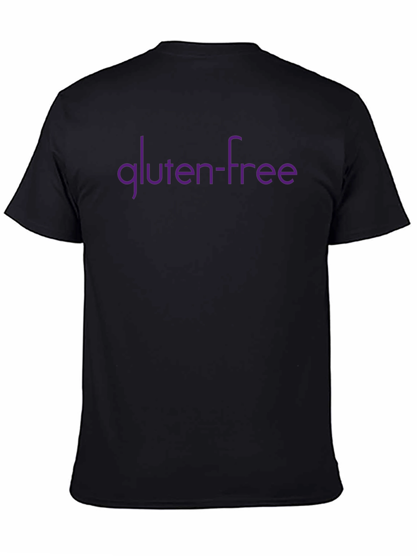 Gluten-Free Graphic Tee - Black Short Sleeve T-Shirt
