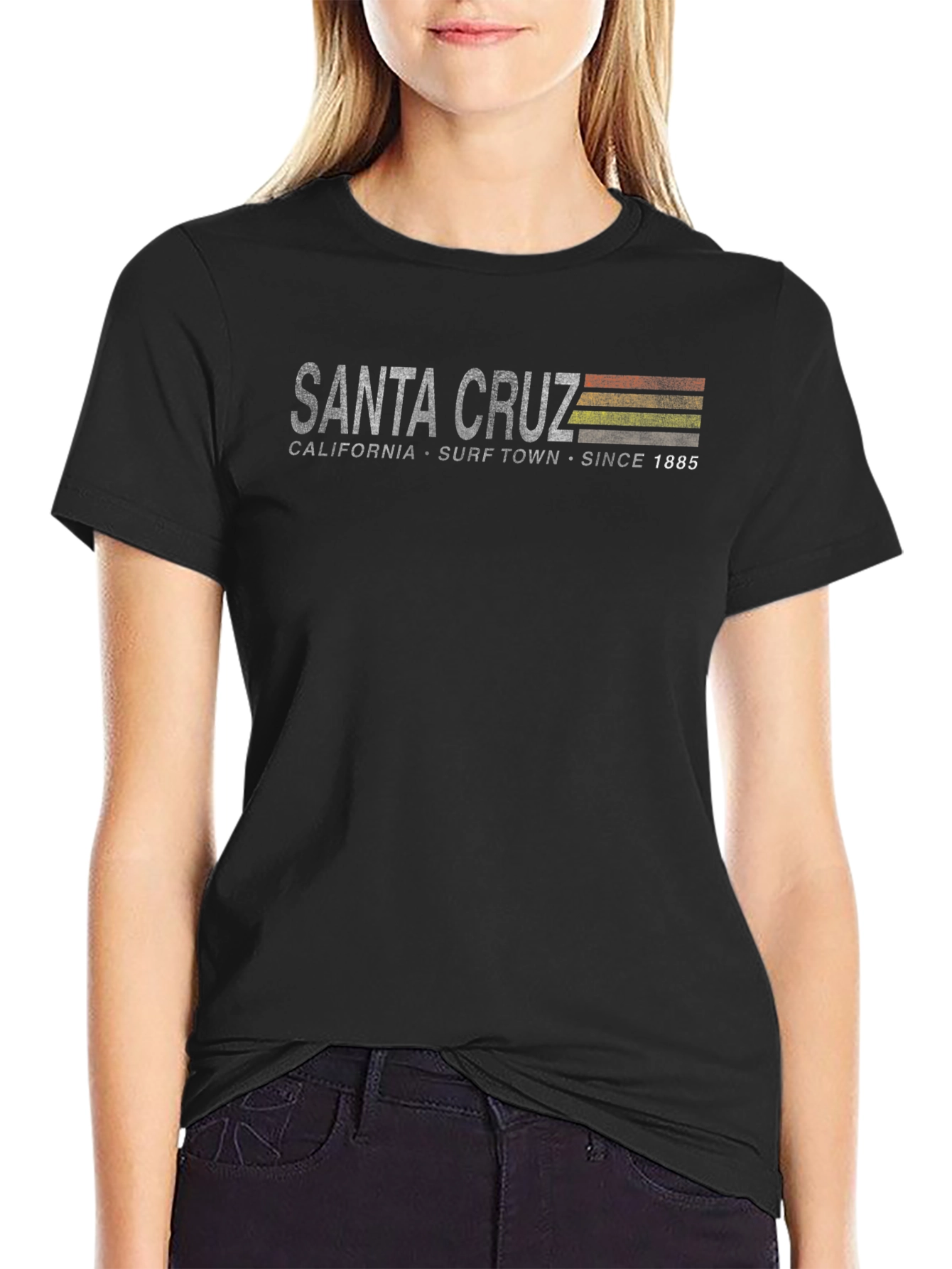 Santa Cruz California Surf Town T-Shirt