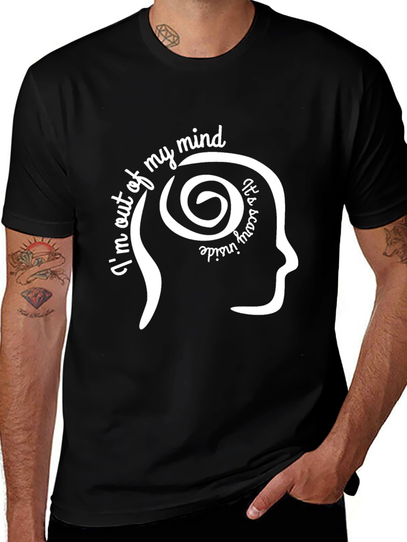 Mind Out T-Shirt -  Its Scary Inside