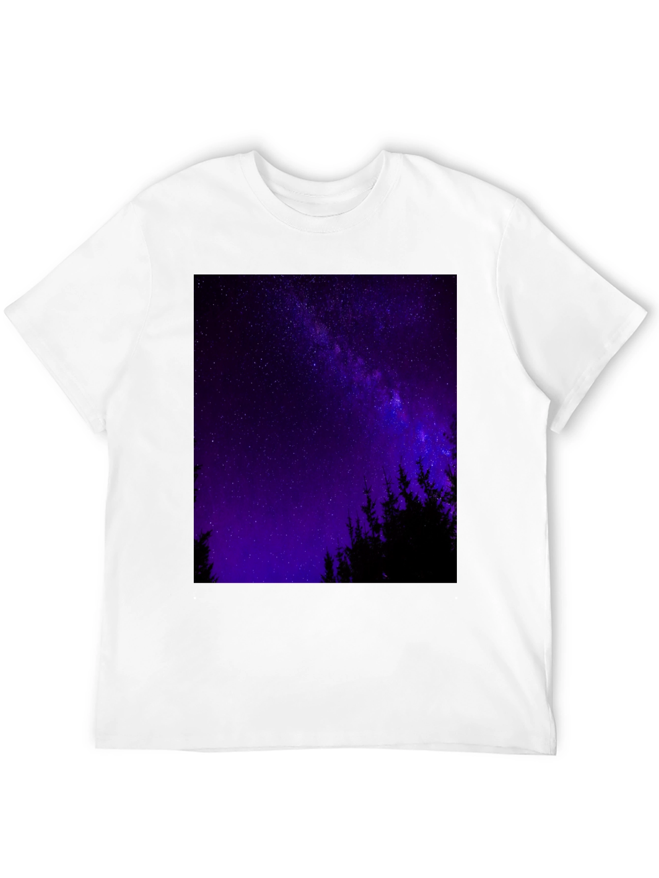 Starry Night Forest Graphic Tee
