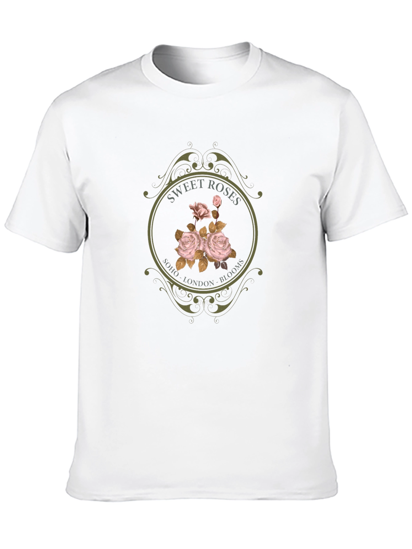 Sweet Roses Graphic Tee - Soho London Blooms