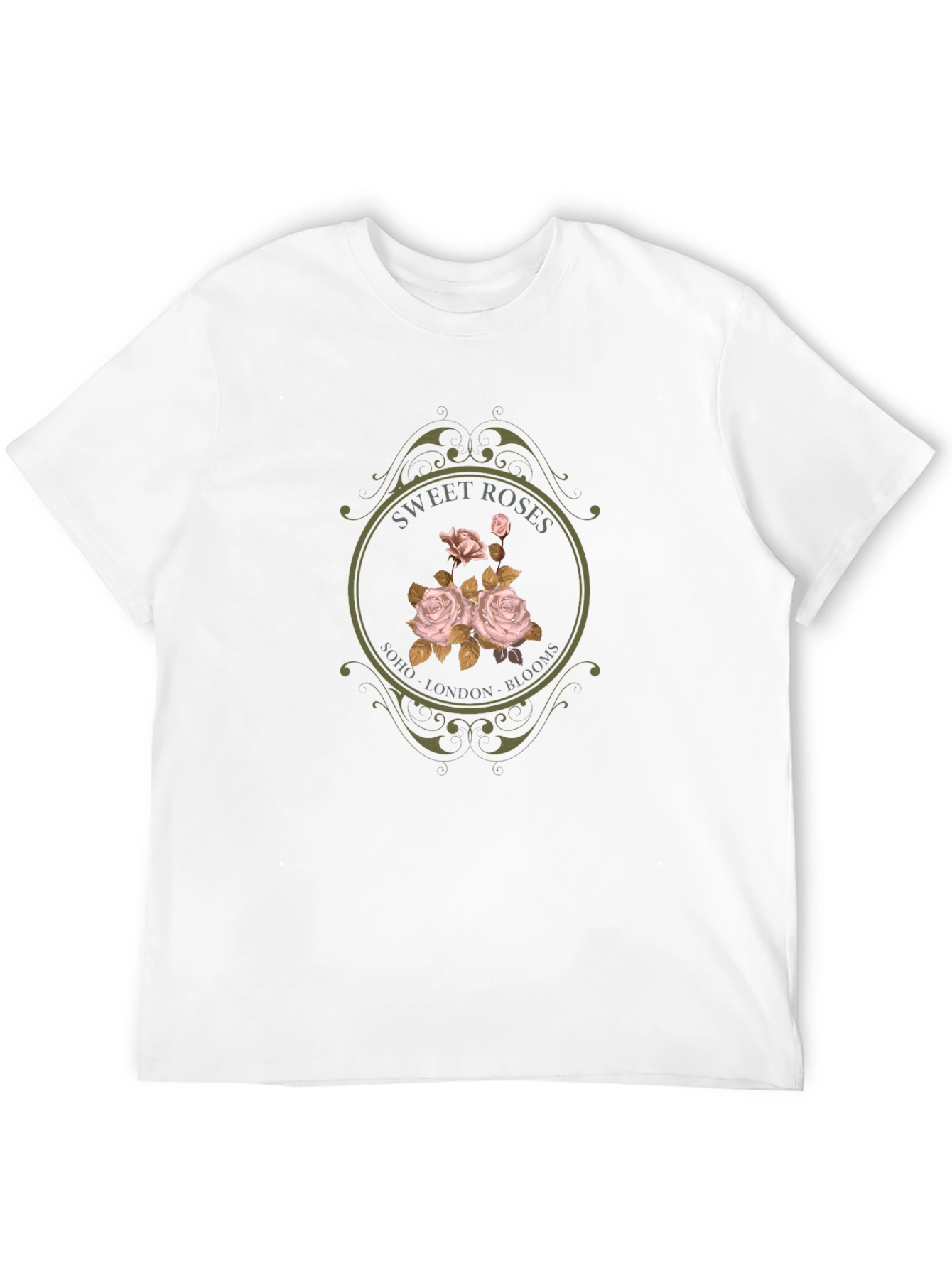 Sweet Roses Graphic Tee - Soho London Blooms