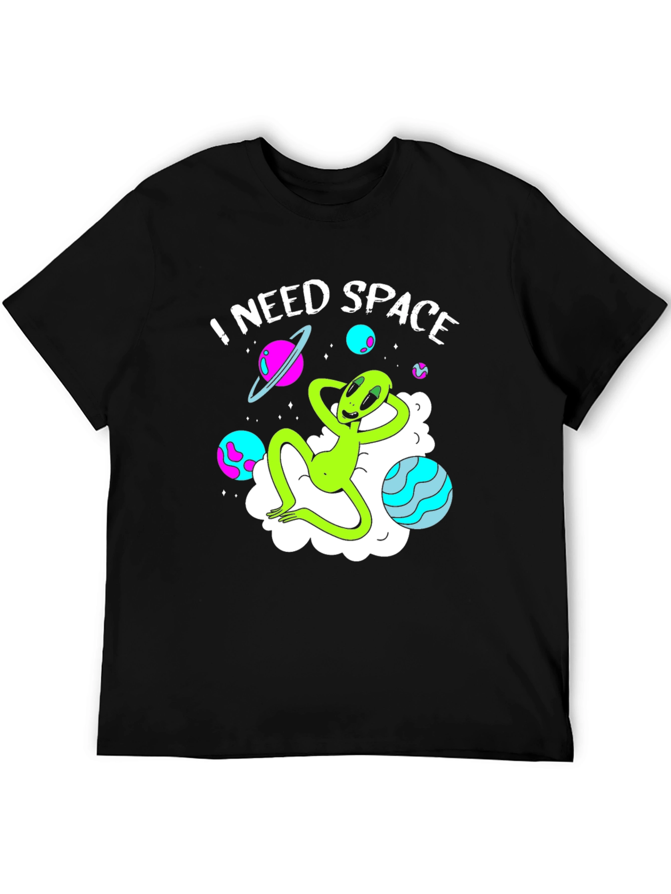 I Need Space Alien Graphic T-Shirt