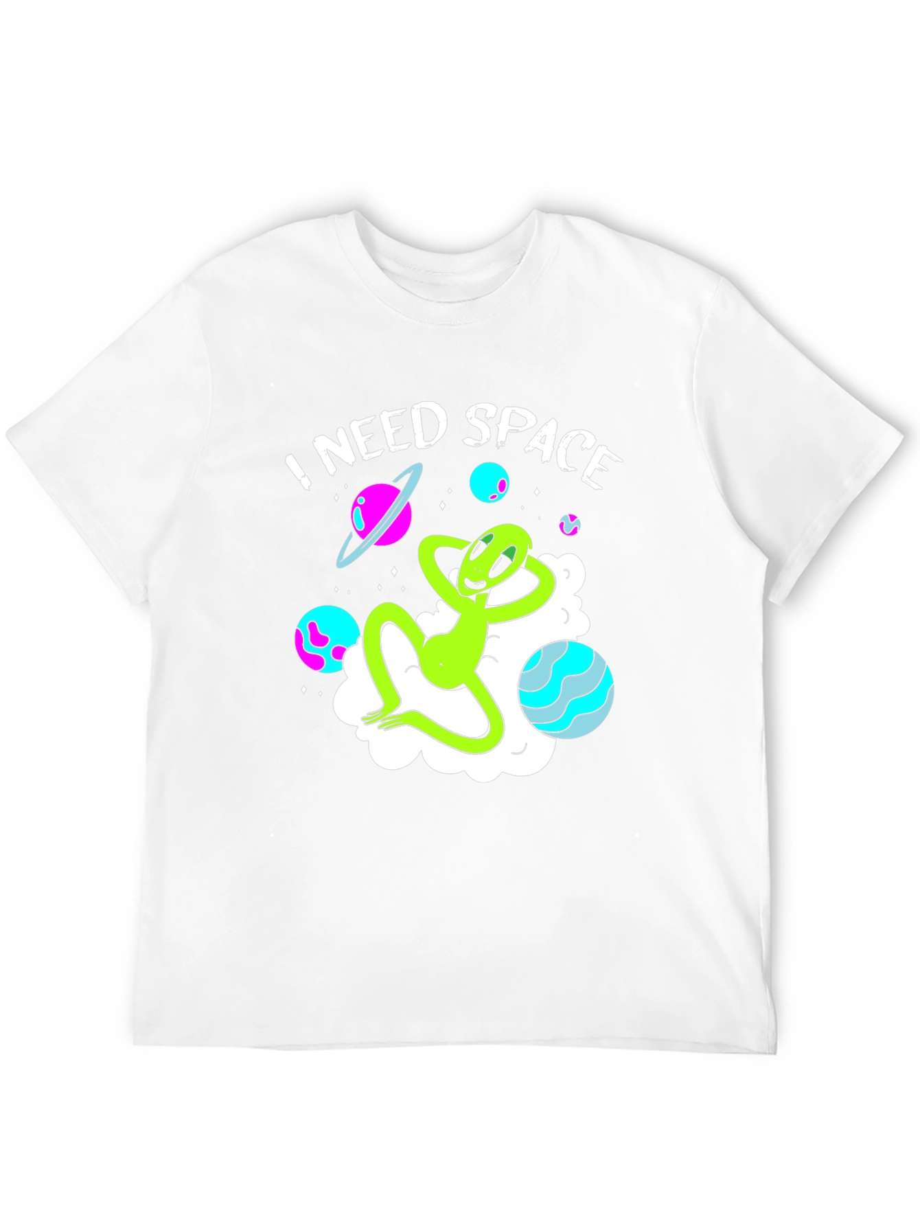 I Need Space Alien Graphic T-Shirt