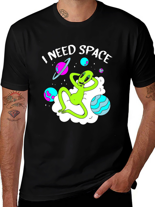 I Need Space Alien Graphic T-Shirt