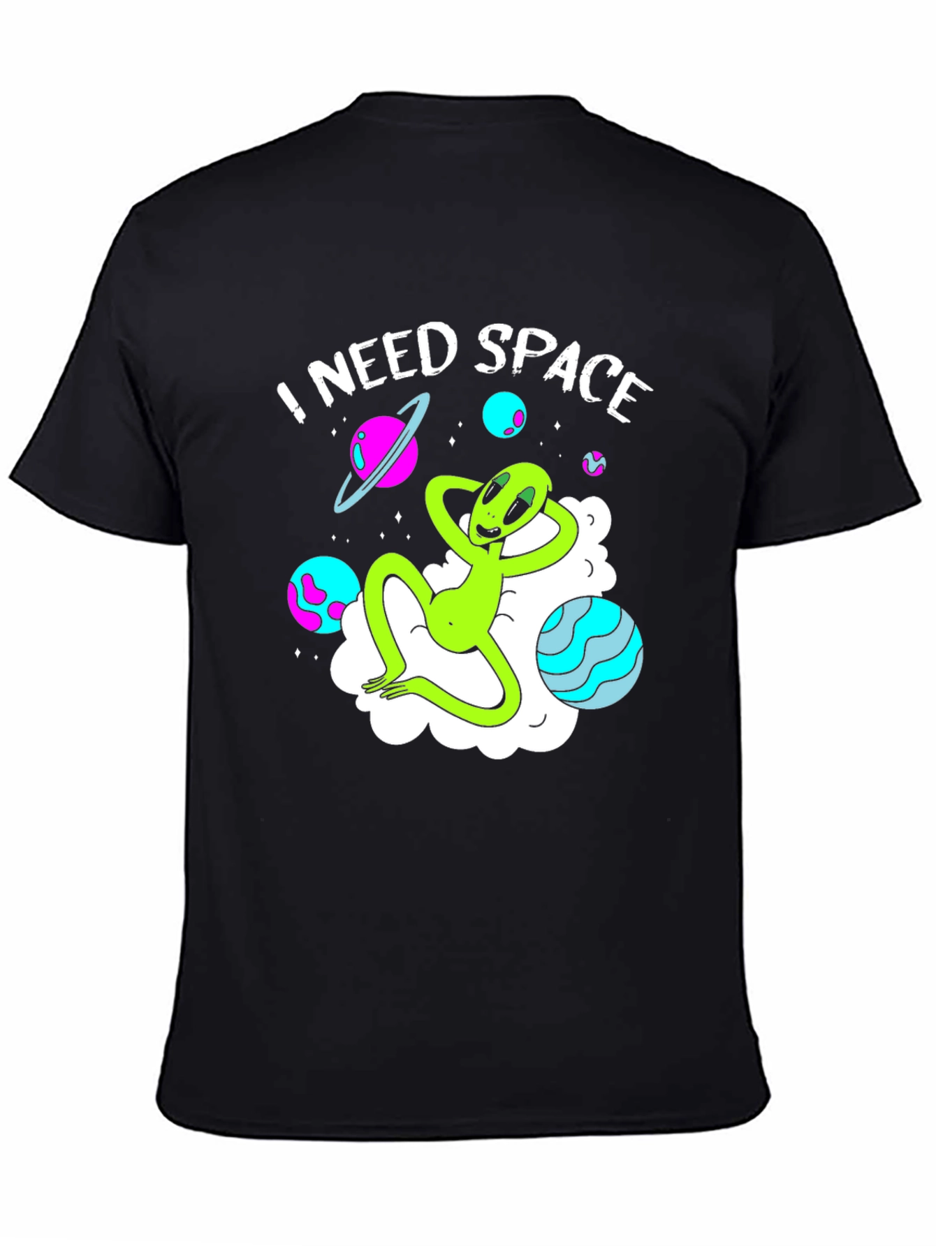 I Need Space Alien Graphic T-Shirt