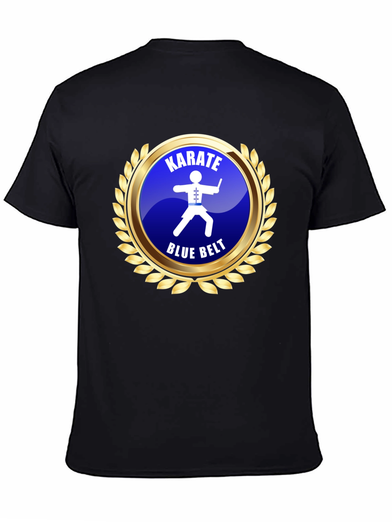 Karate Blue Belt T-Shirt Martial Arts Training