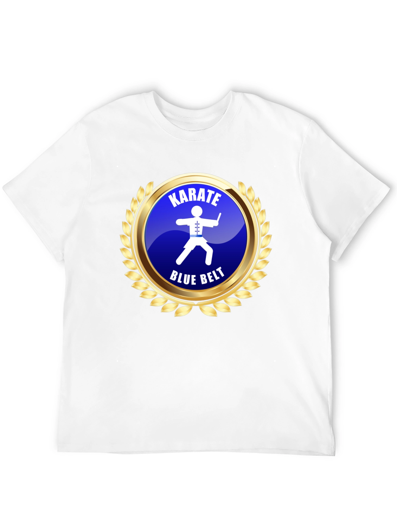 Karate Blue Belt T-Shirt Martial Arts Training