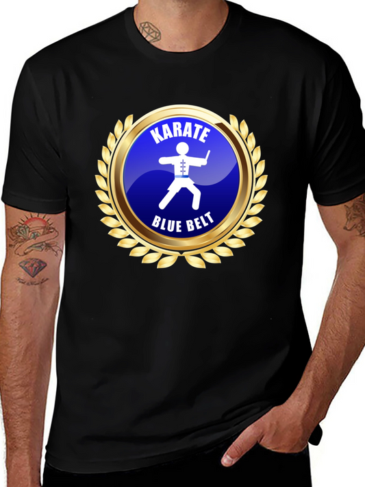 Karate Blue Belt T-Shirt Martial Arts Training