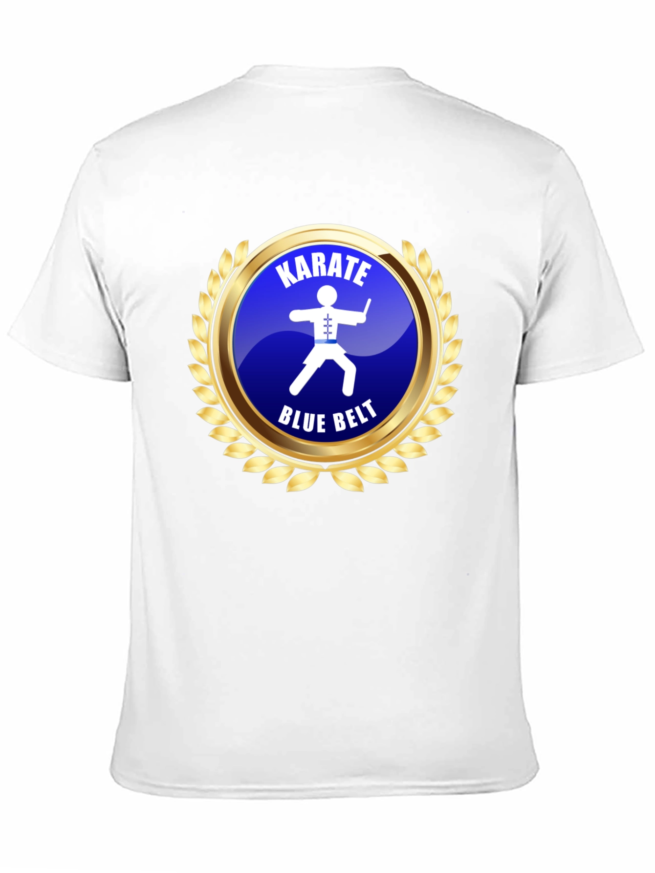 Karate Blue Belt T-Shirt Martial Arts Training