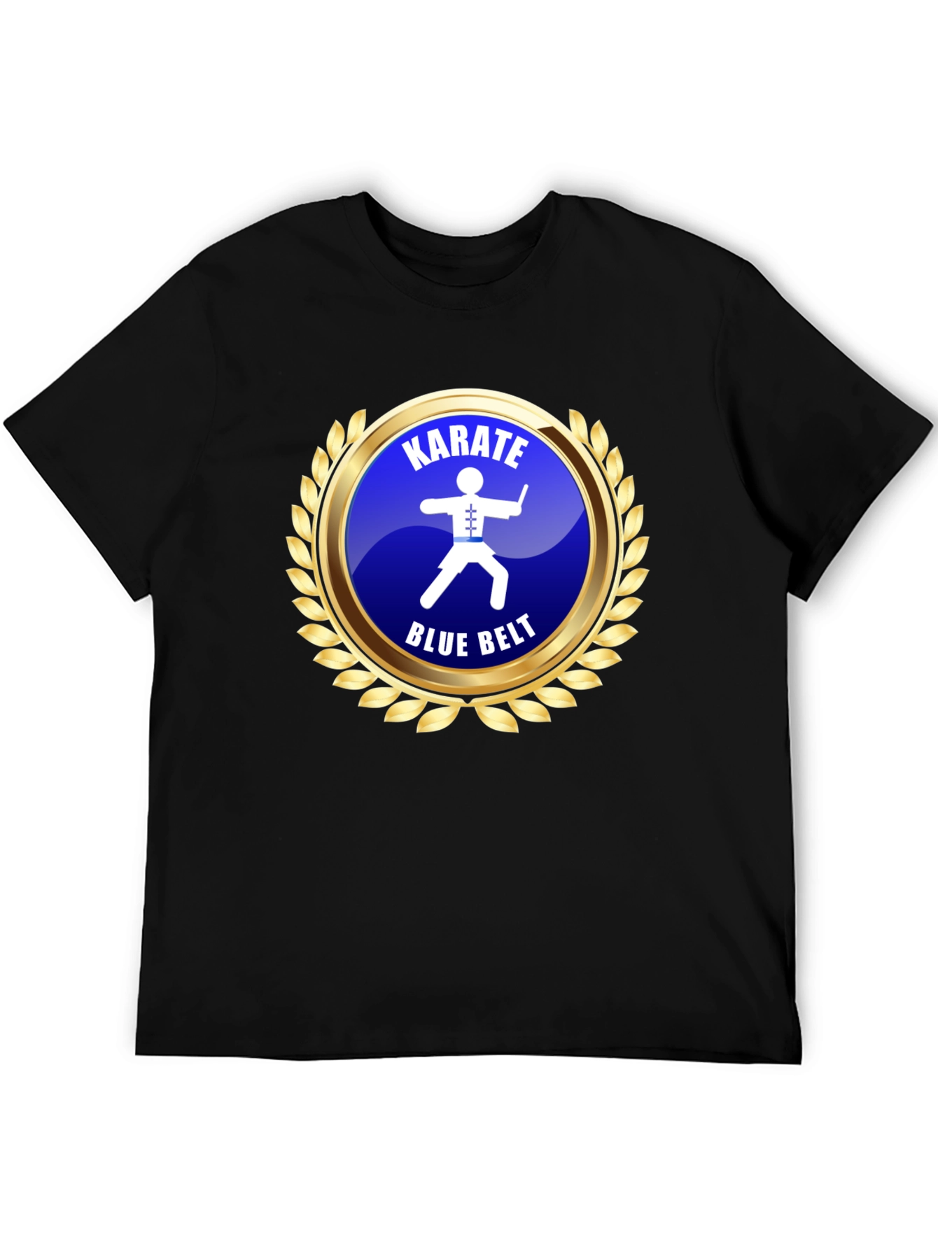Karate Blue Belt T-Shirt Martial Arts Training