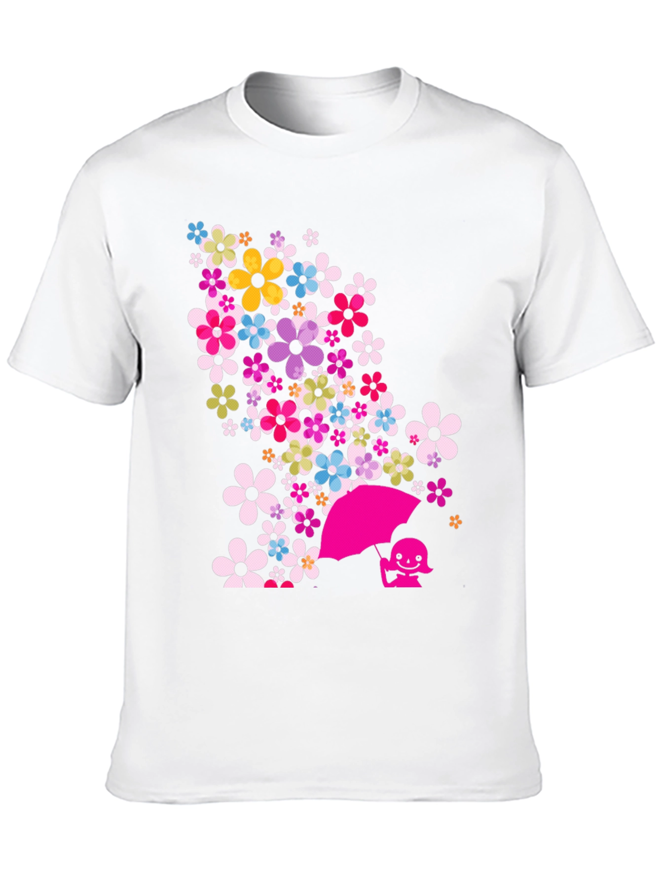 Floral Umbrella Graphic Tee