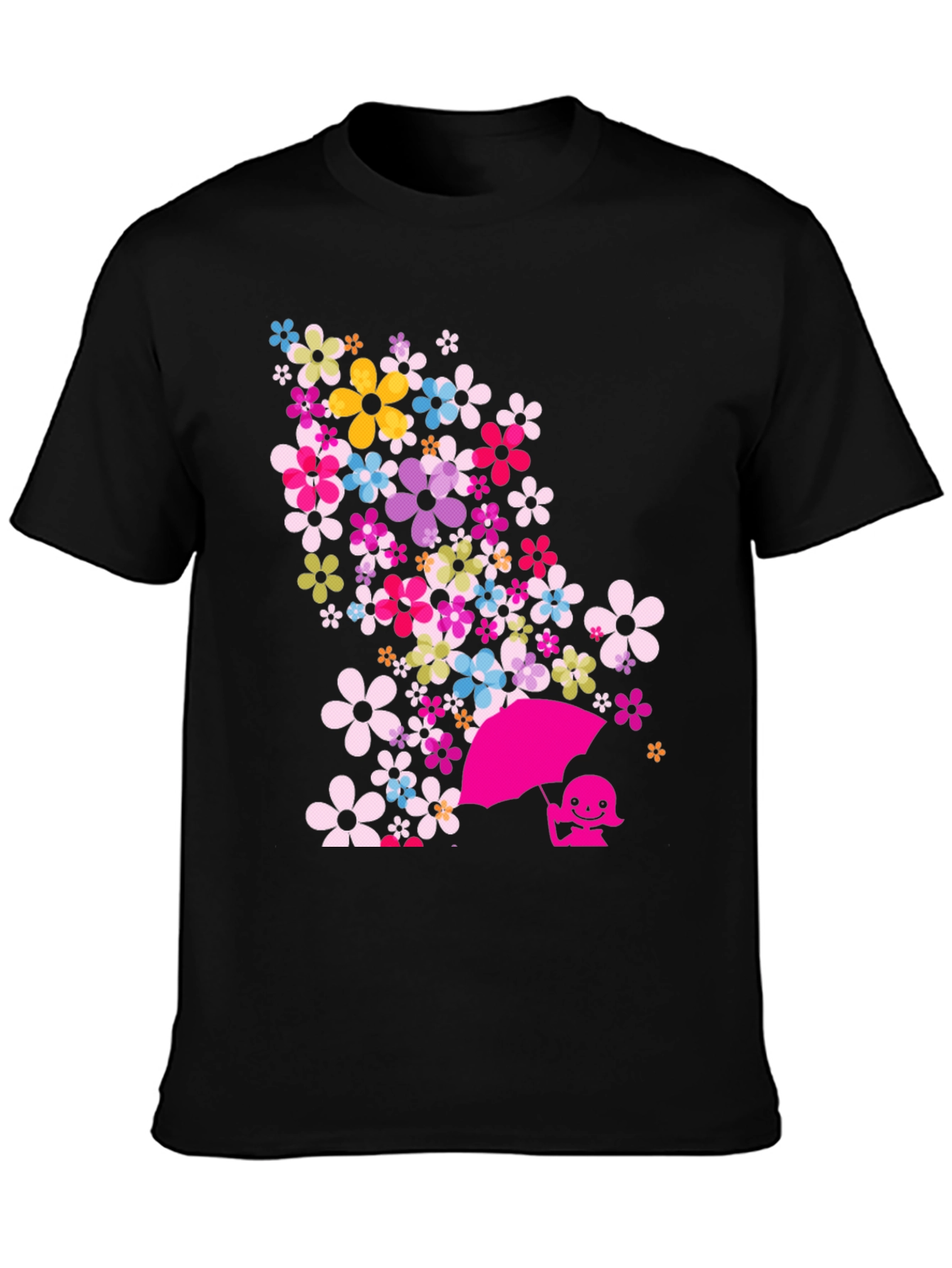 Floral Umbrella Graphic Tee
