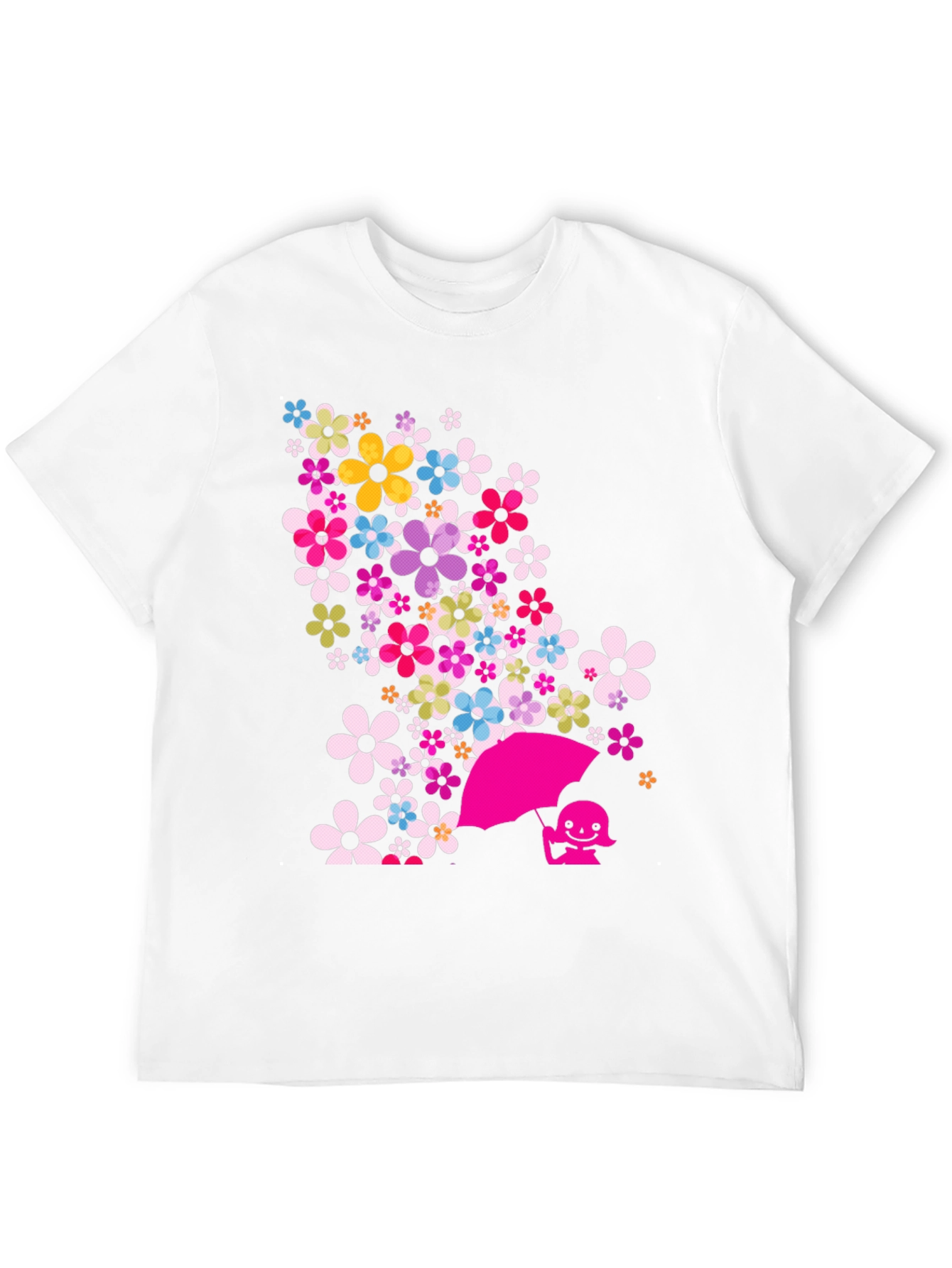 Floral Umbrella Graphic Tee