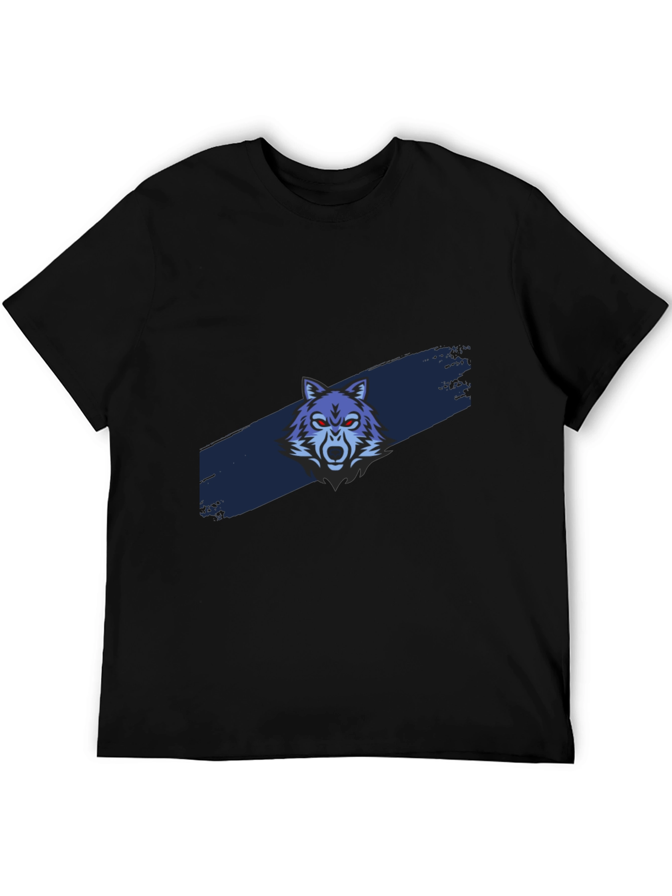 Wolf Graphic Tee - Mens Black T-Shirt