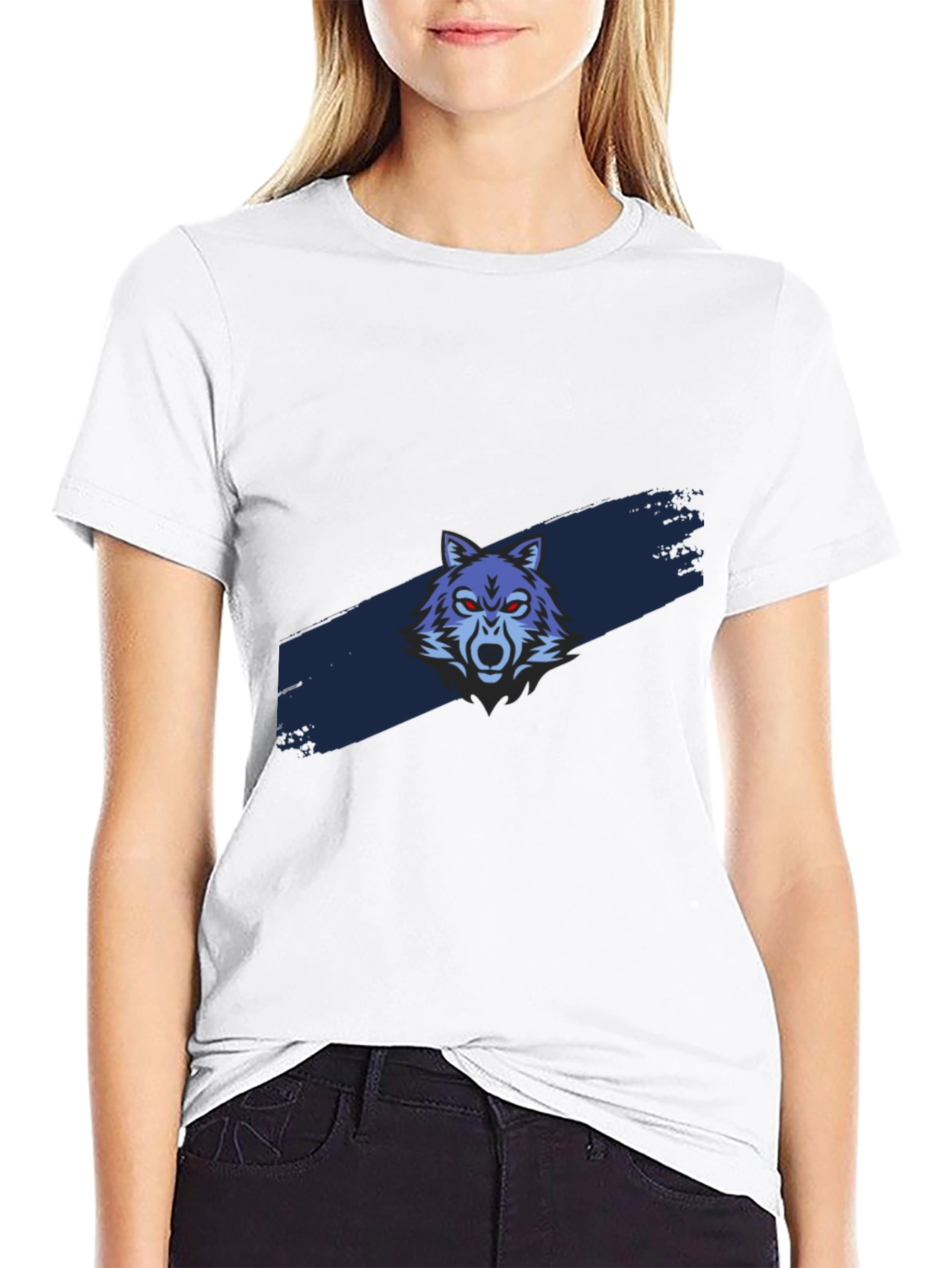Wolf Graphic Tee - Mens Black T-Shirt