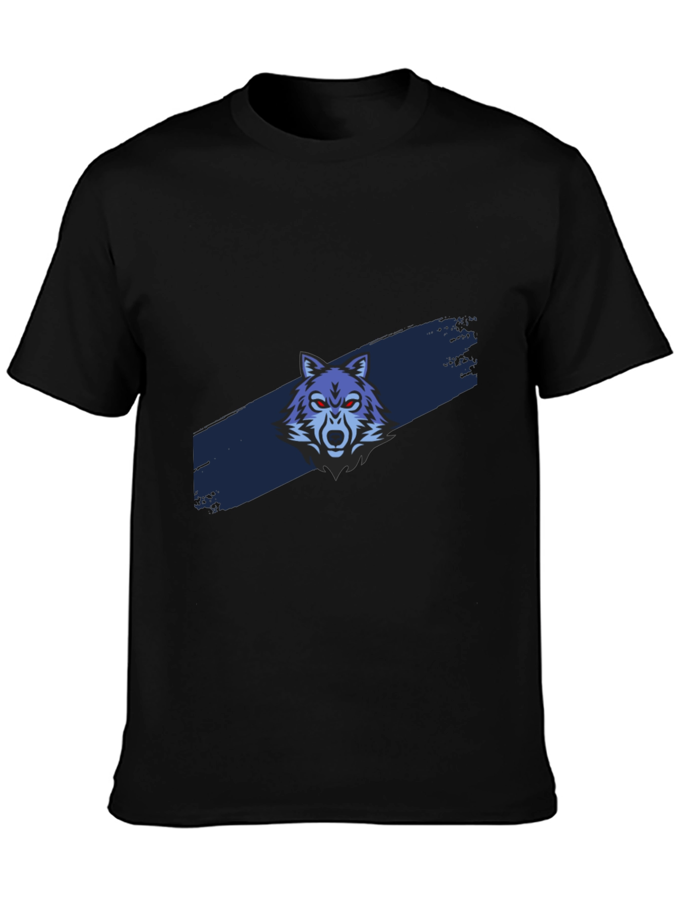 Wolf Graphic Tee - Mens Black T-Shirt