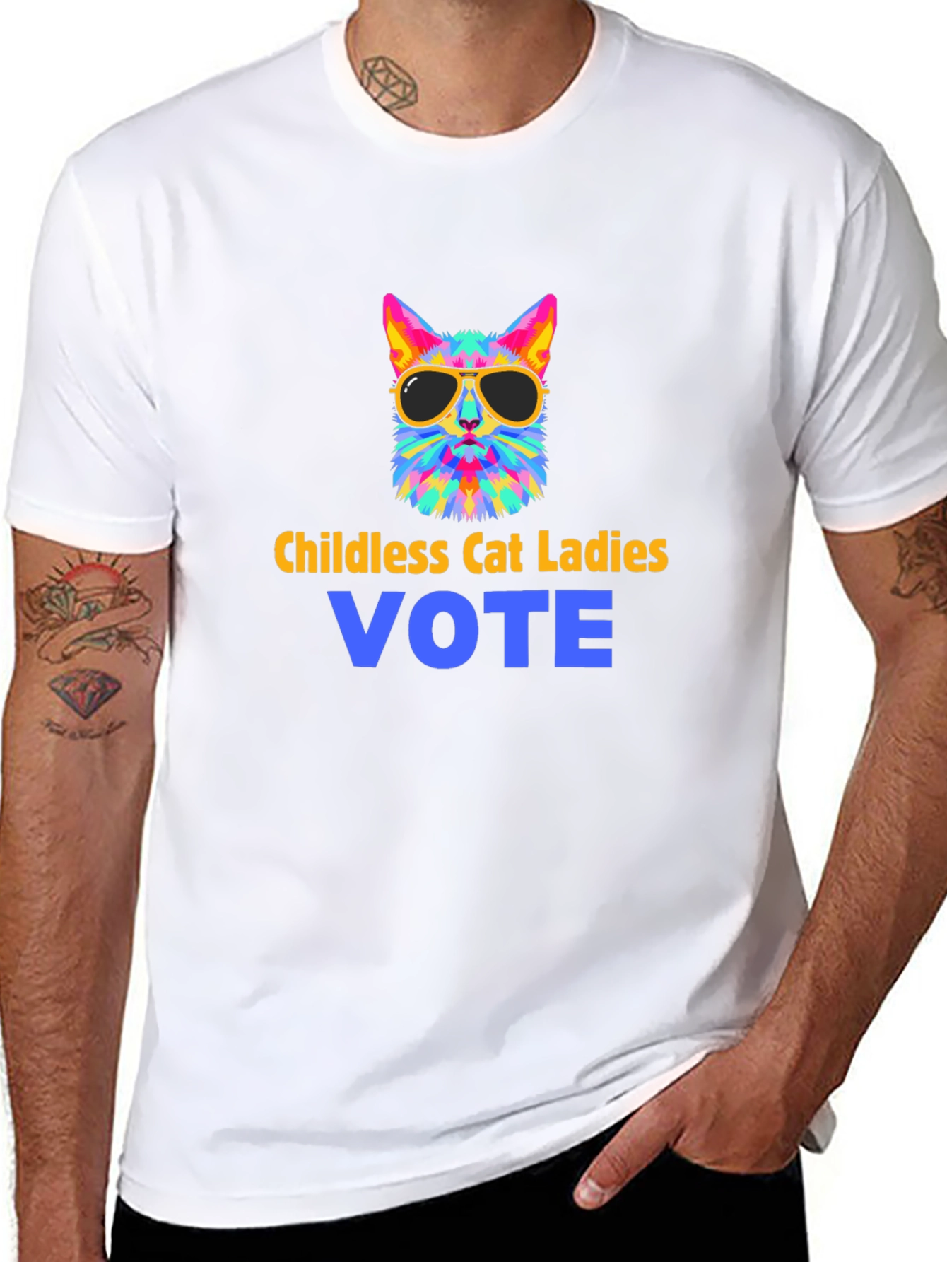 Childless Cat Ladies Vote T-Shirt