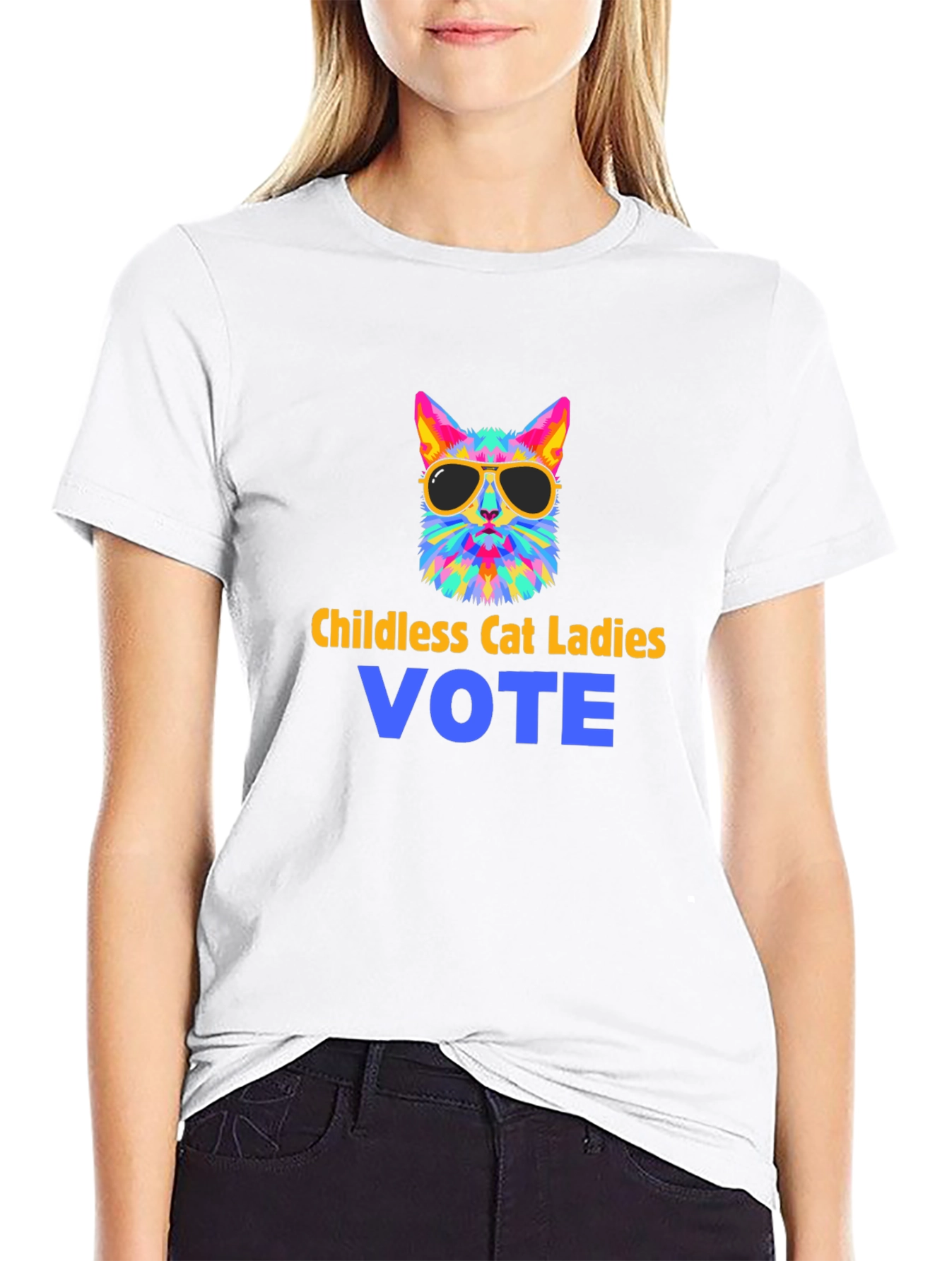 Childless Cat Ladies Vote T-Shirt