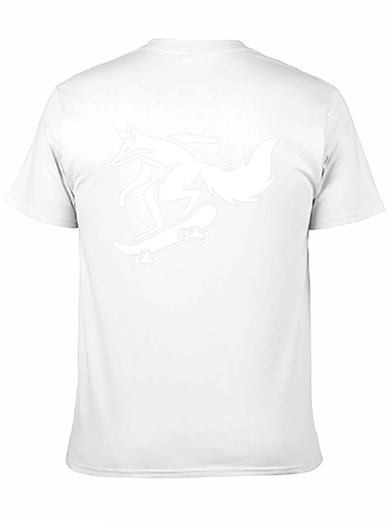 Skateboarding Fox Graphic Tee - Black