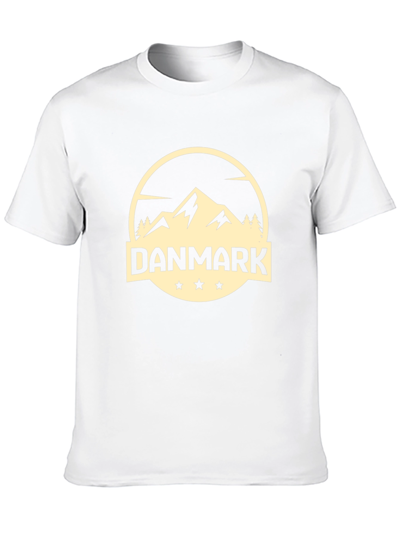 Danmark Mountain Graphic Tee - Black