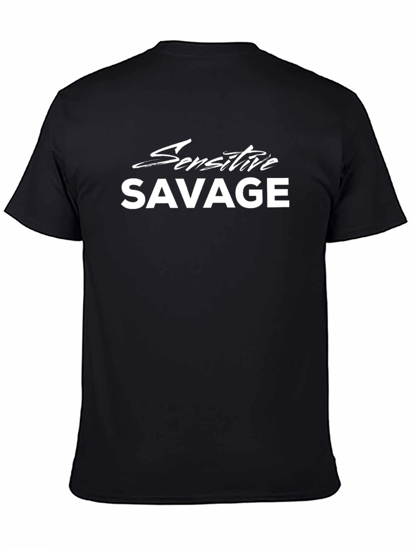 Sensitive Savage Graphic Tee - Stylish Comfort