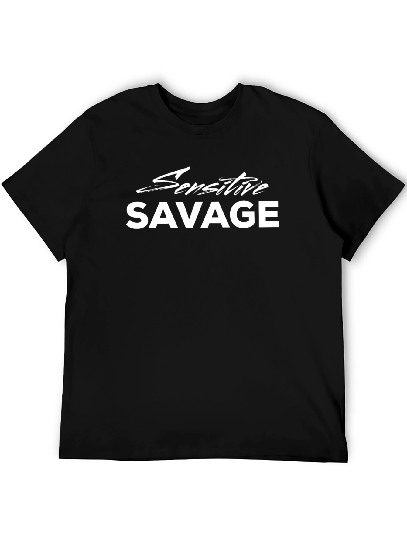 Sensitive Savage Graphic Tee - Stylish Comfort