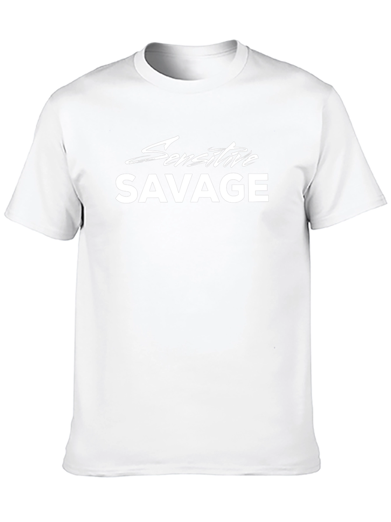 Sensitive Savage Graphic Tee - Stylish Comfort