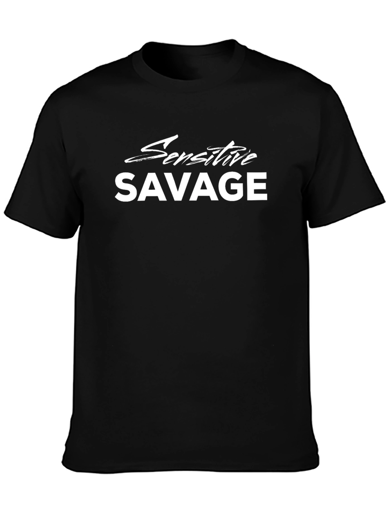 Sensitive Savage Graphic Tee - Stylish Comfort