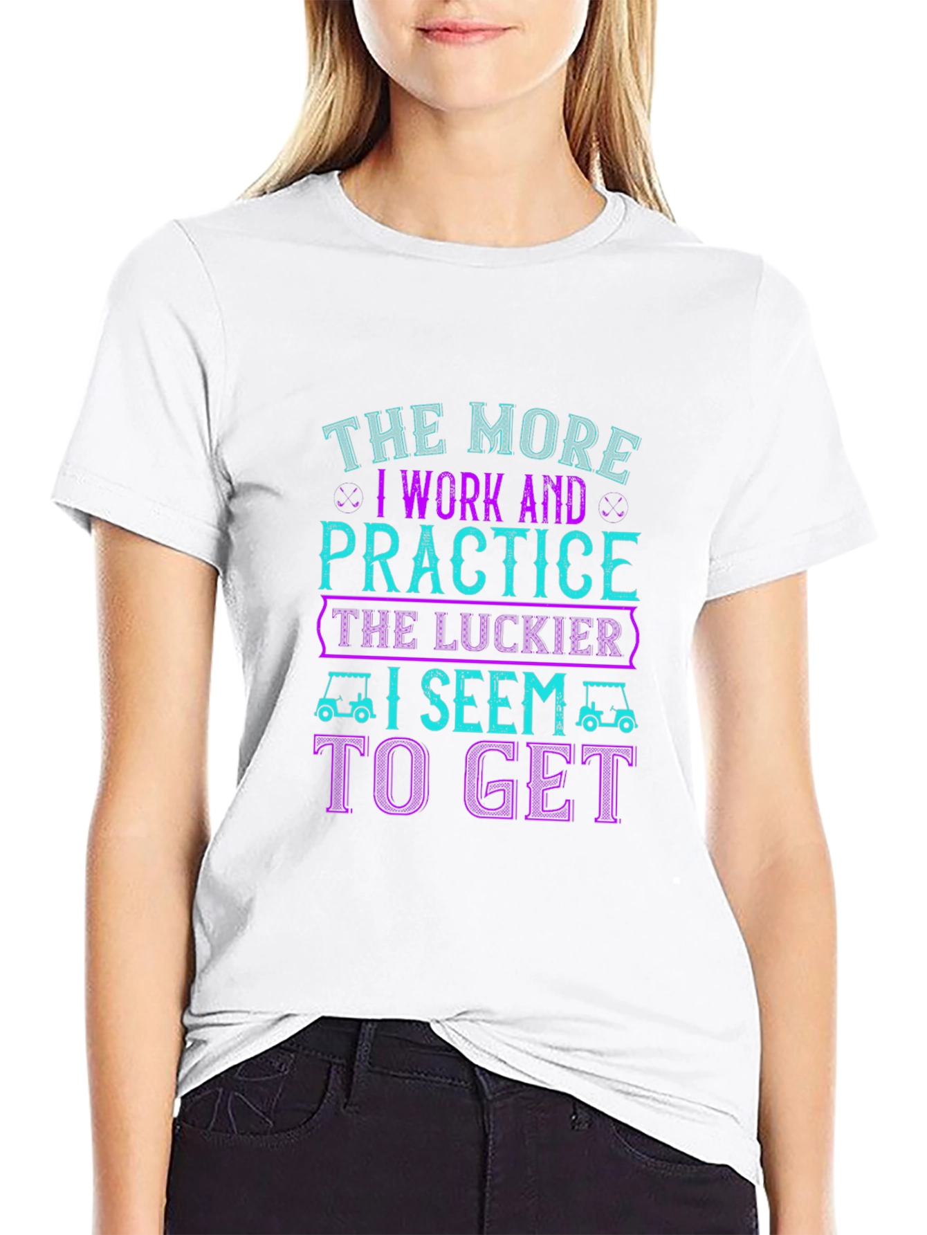 The More I Practice Golf T-Shirt