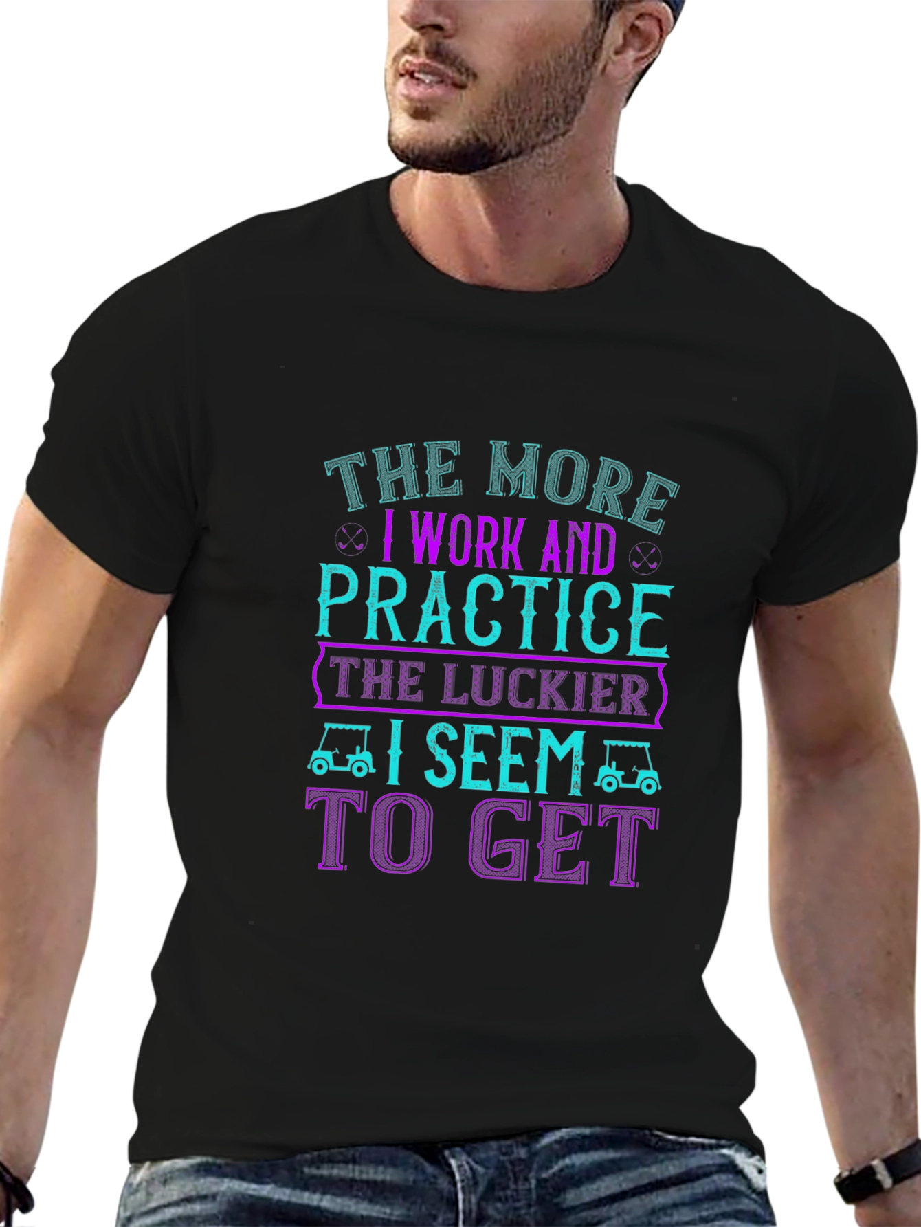 The More I Practice Golf T-Shirt