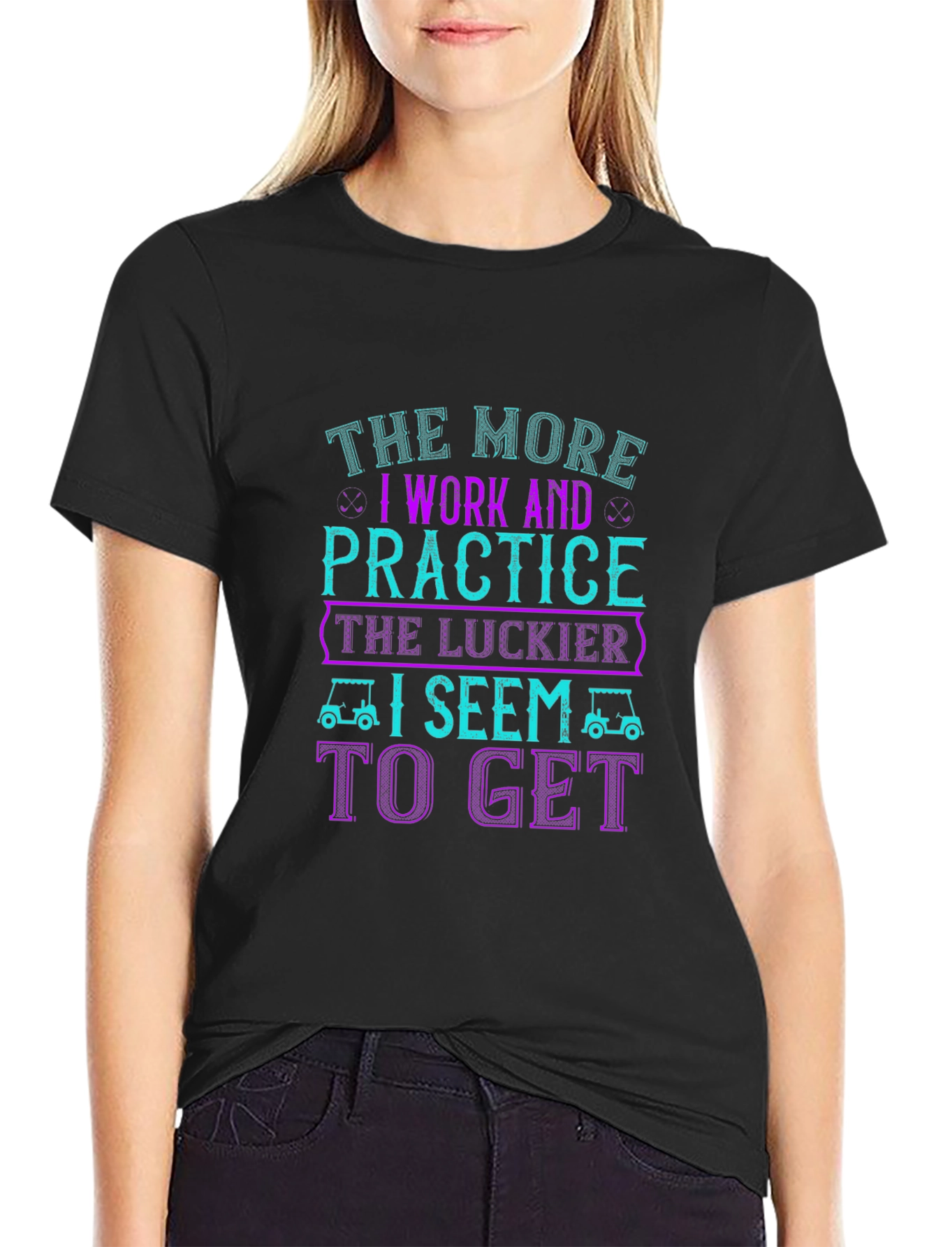 The More I Practice Golf T-Shirt