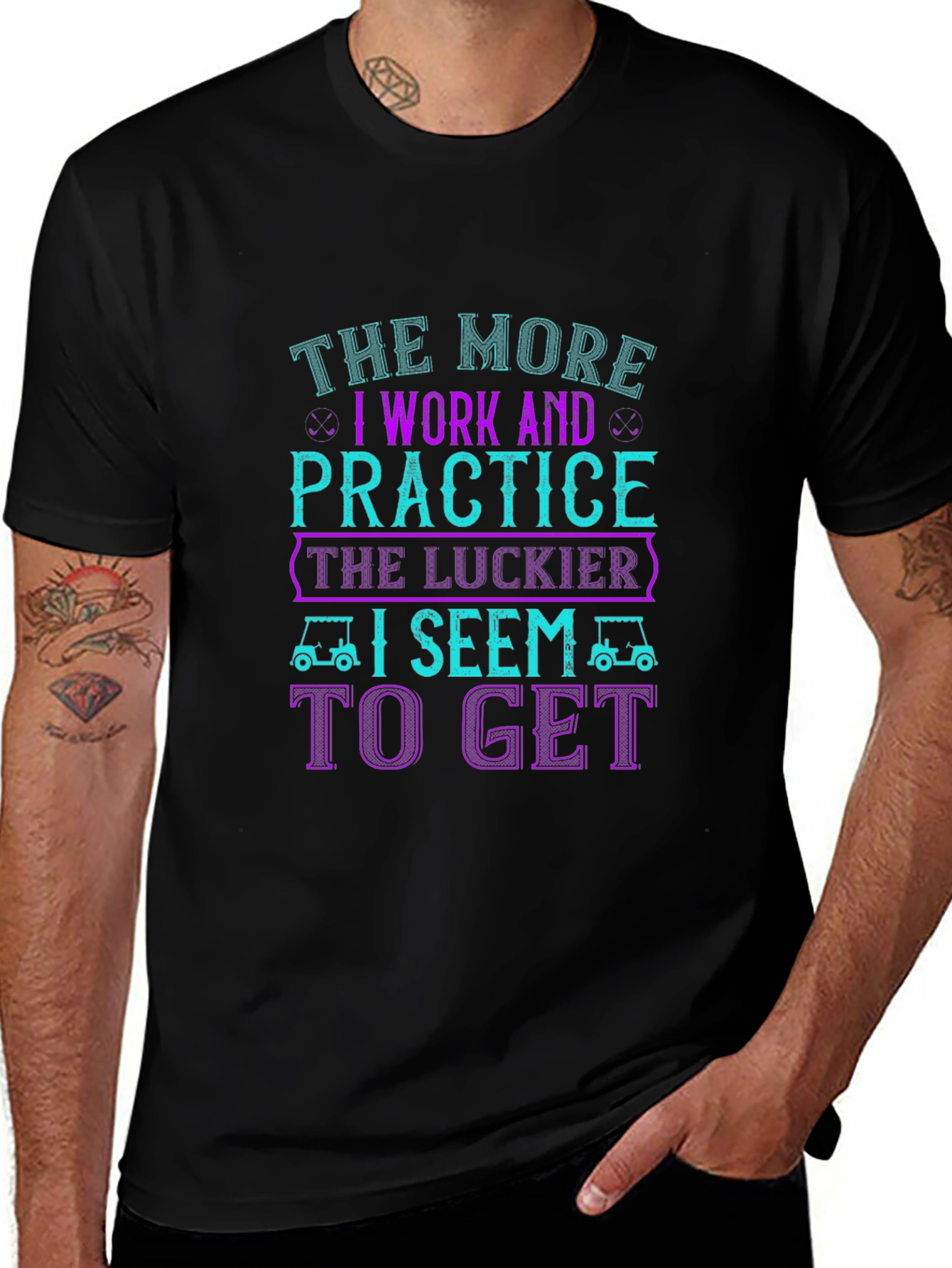 The More I Practice Golf T-Shirt
