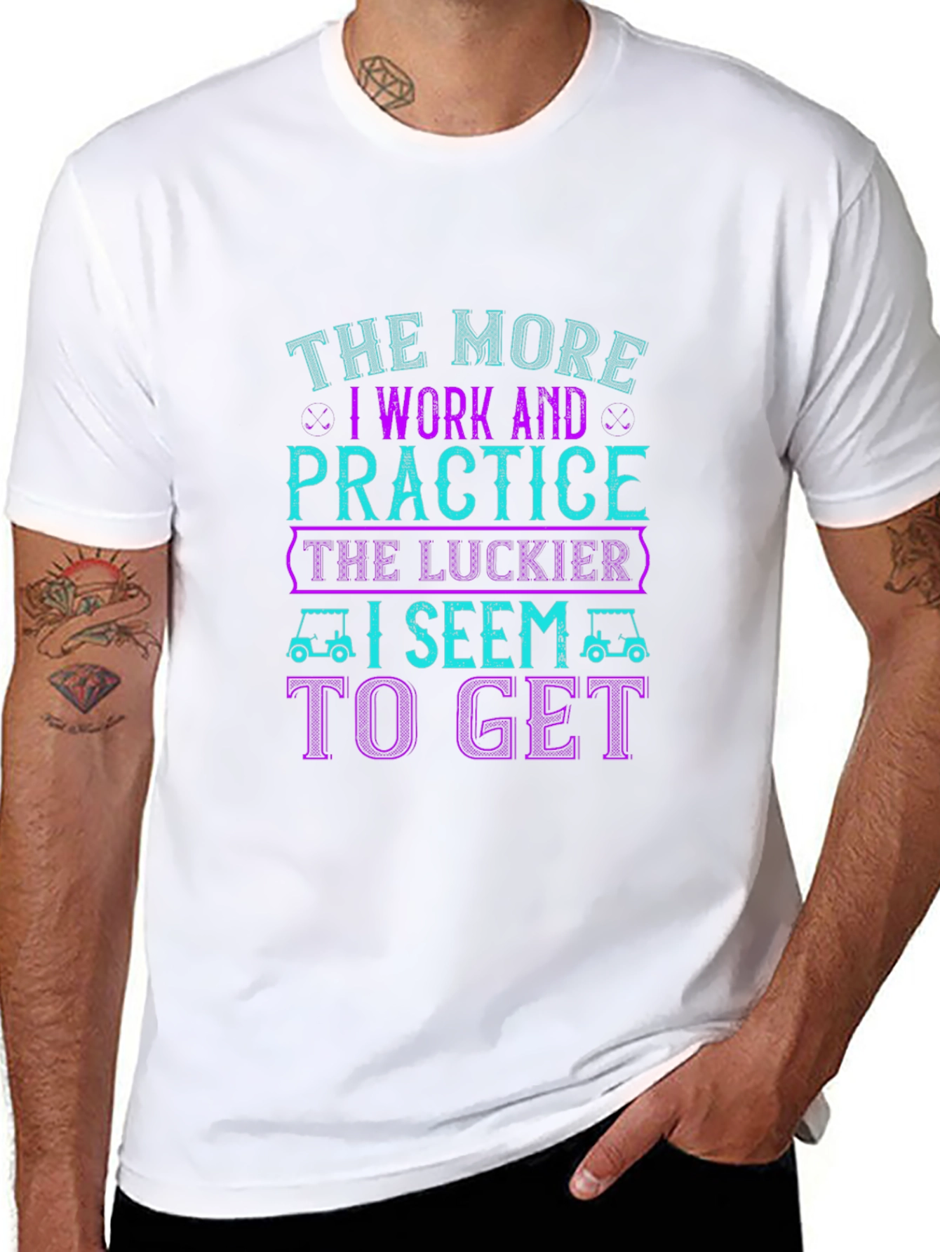 The More I Practice Golf T-Shirt