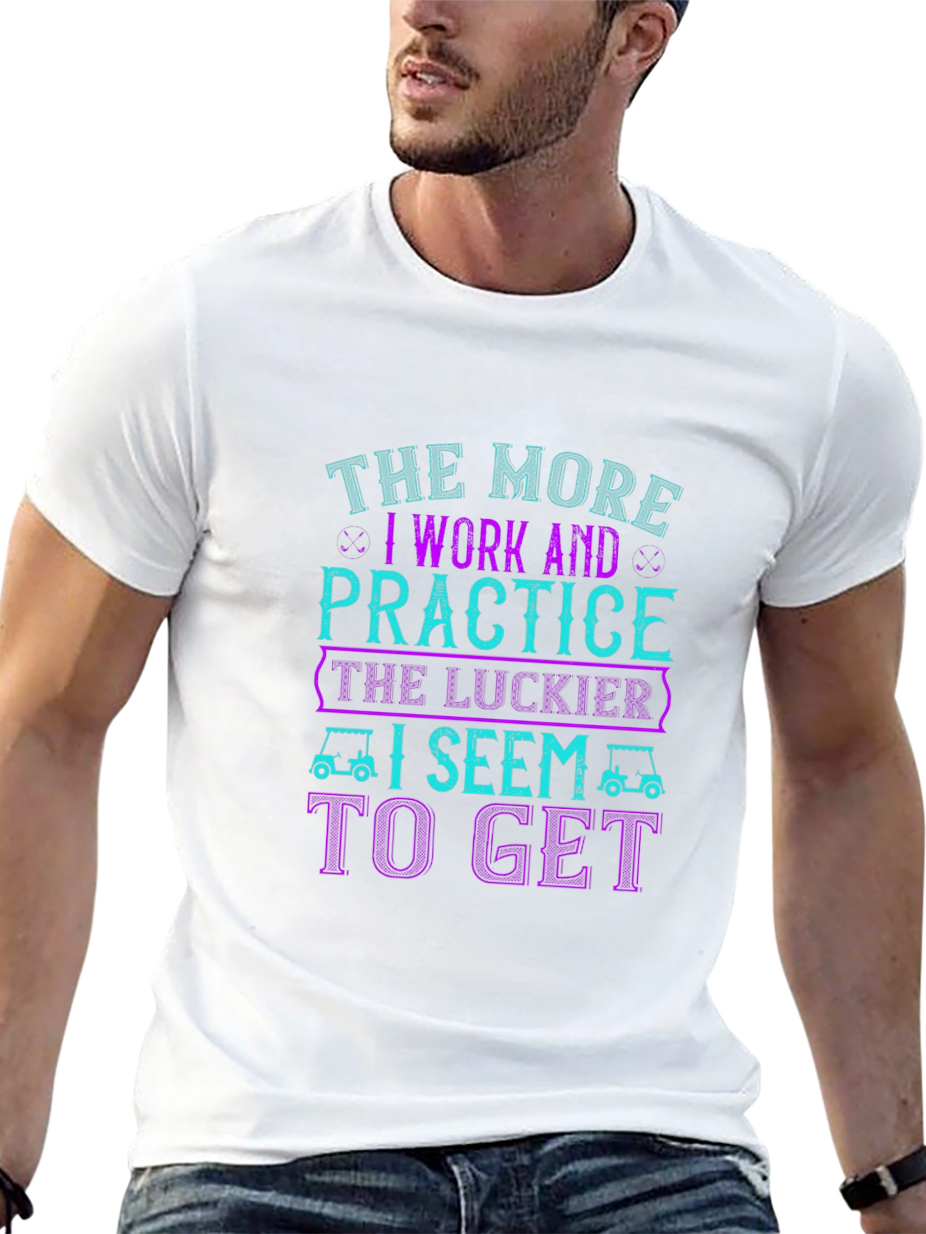 The More I Practice Golf T-Shirt