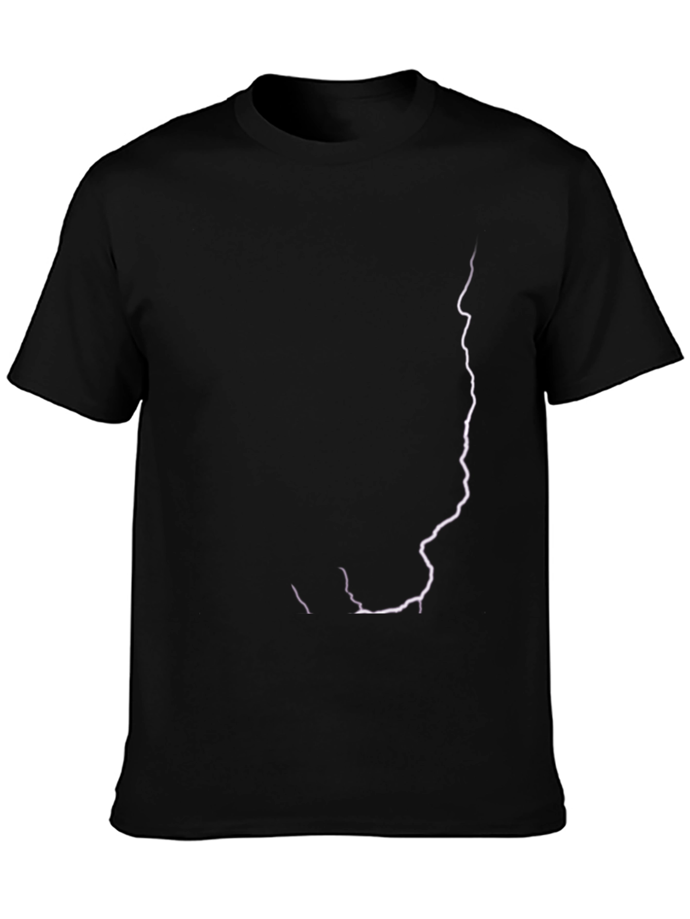 Electric Lightning Bolt Black T-Shirt